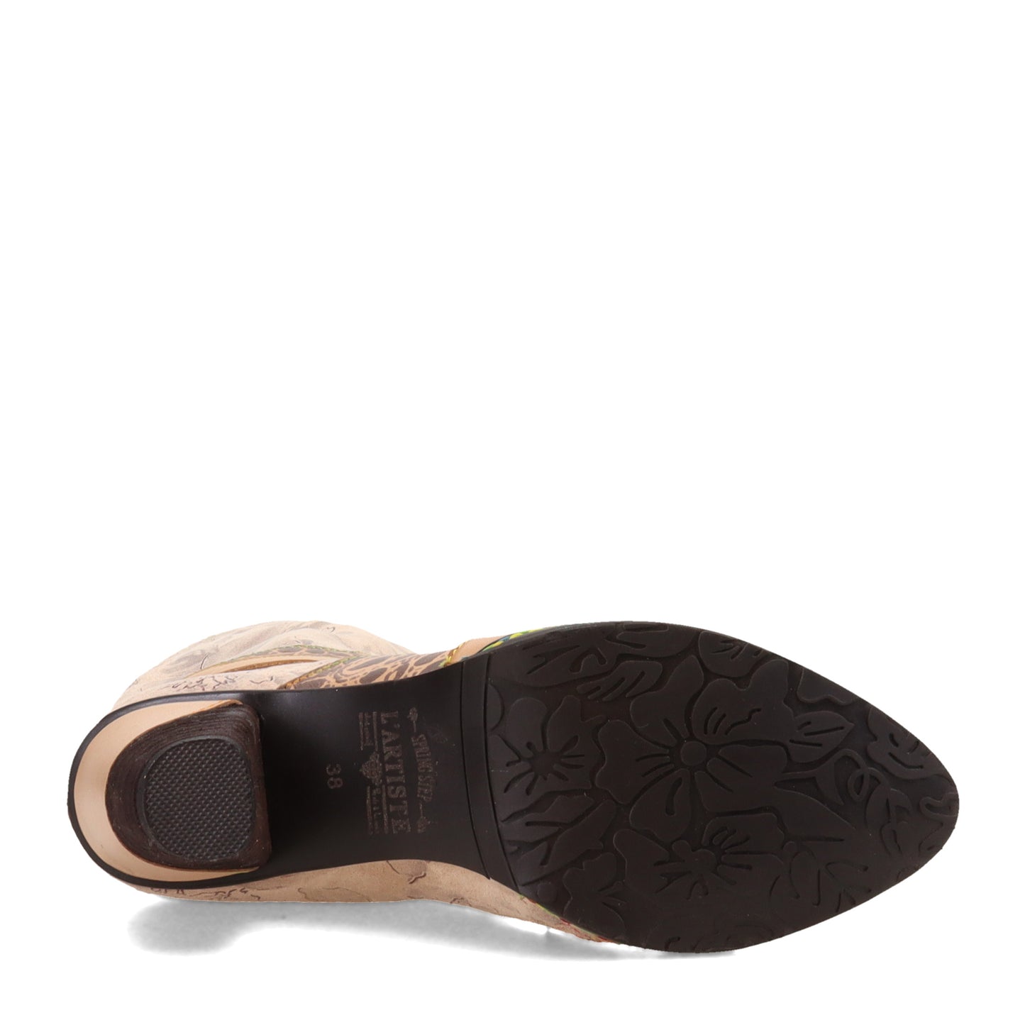 Peltz Shoes Women's L'Artiste by Spring Step Malagie Boot Beige Multi MALAGIECROCO-BG
