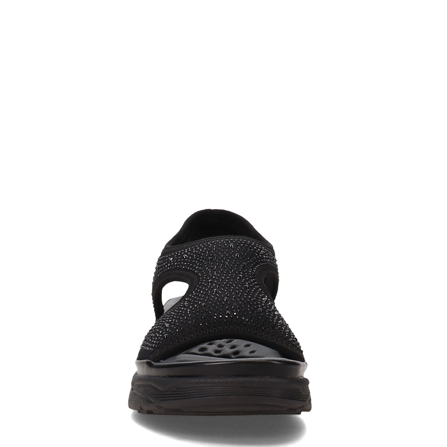 Peltz Shoes Women's Flexus Mallo Sandal Black MALLO-BB