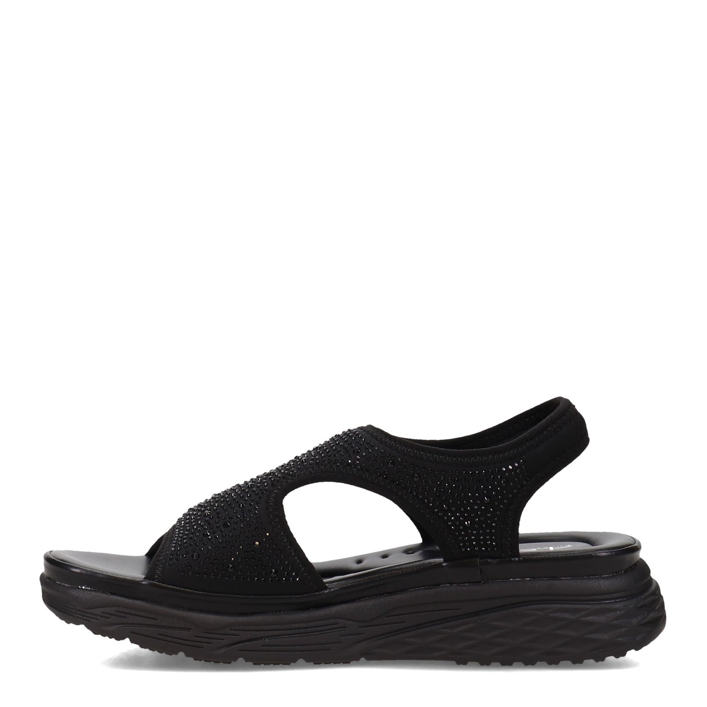 Peltz Shoes Women's Flexus Mallo Sandal Black MALLO-BB
