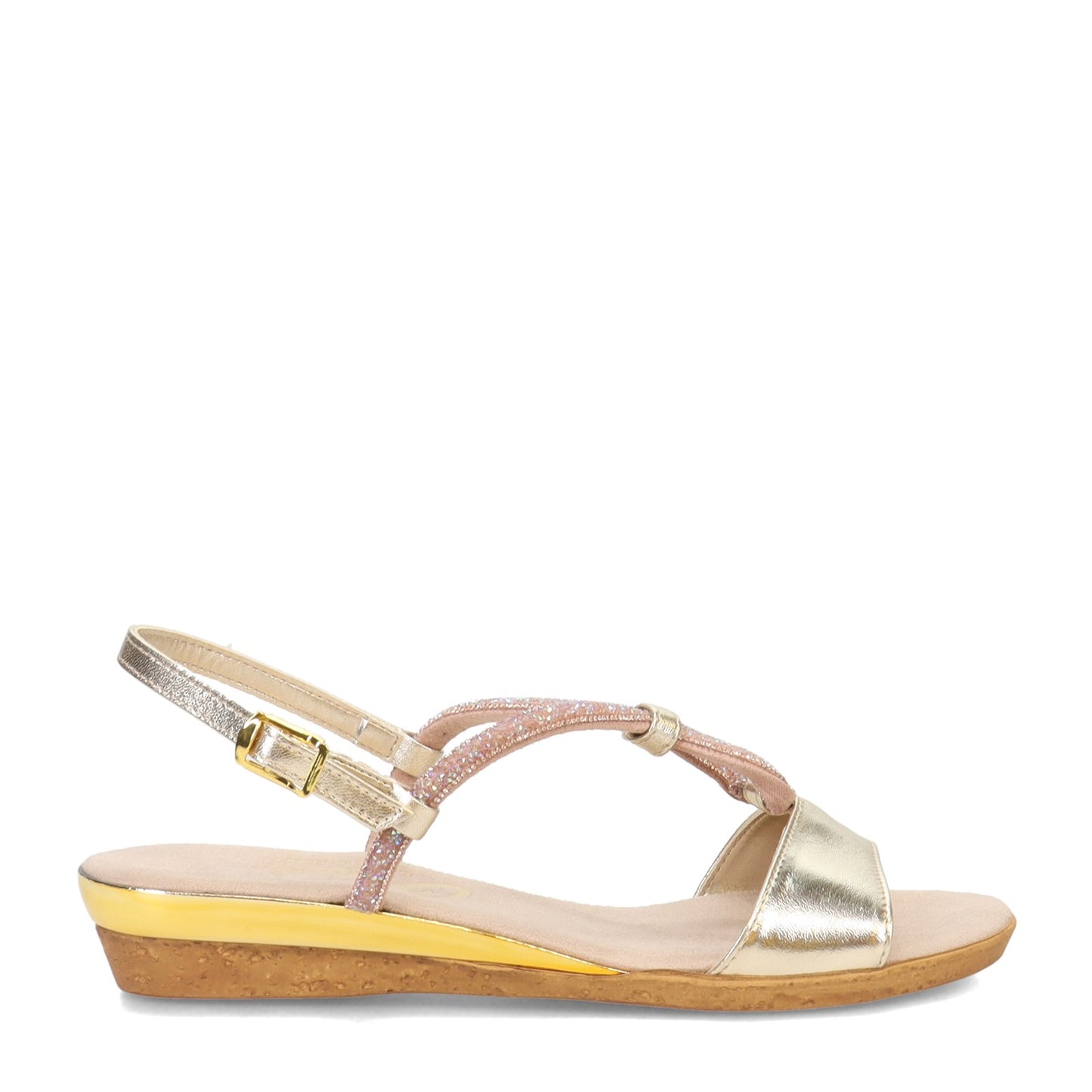 Peltz Shoes Women's Onex Malta 2 Sandal PLATINUM MALTA2-PLATINUM