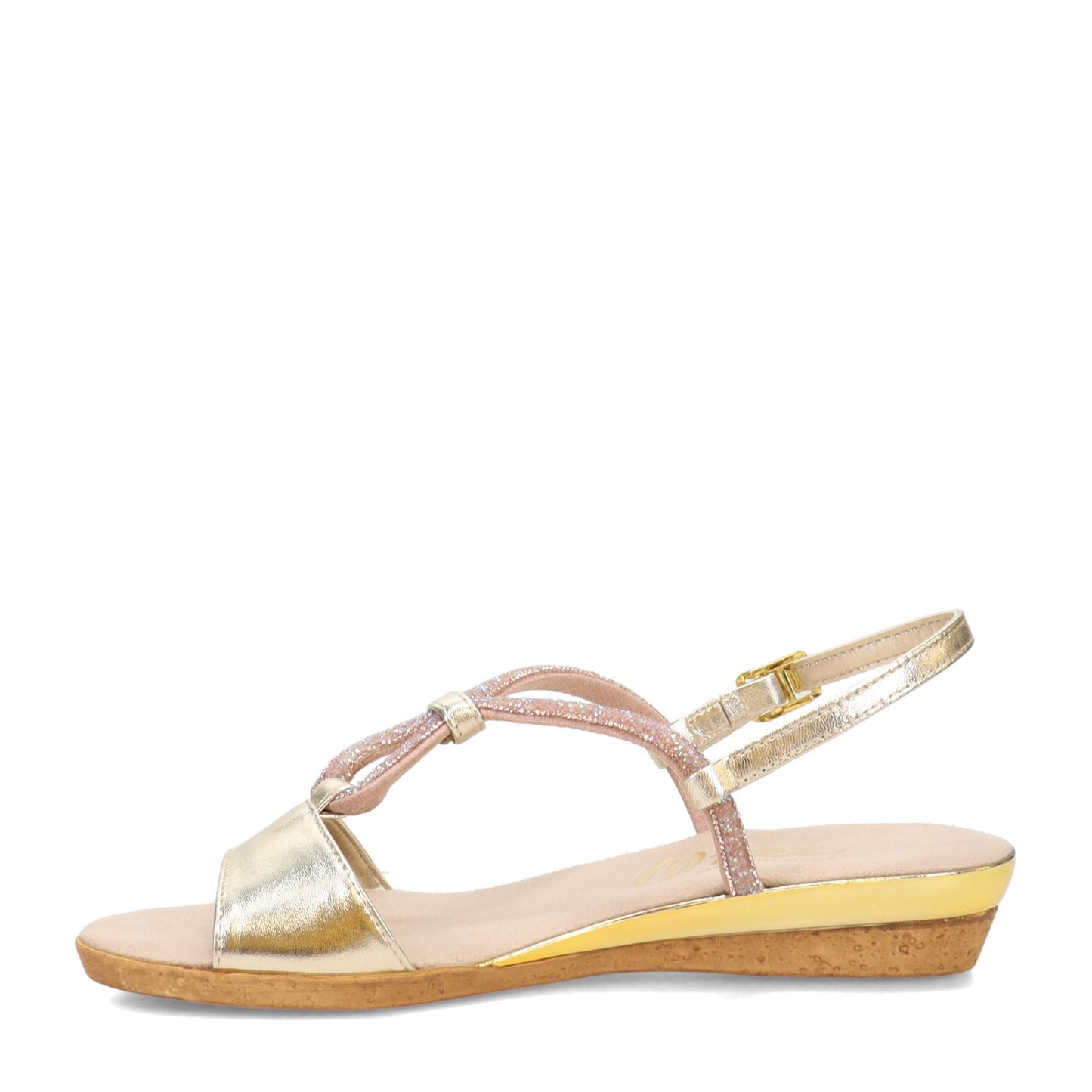 Peltz Shoes Women's Onex Malta 2 Sandal PLATINUM MALTA2-PLATINUM