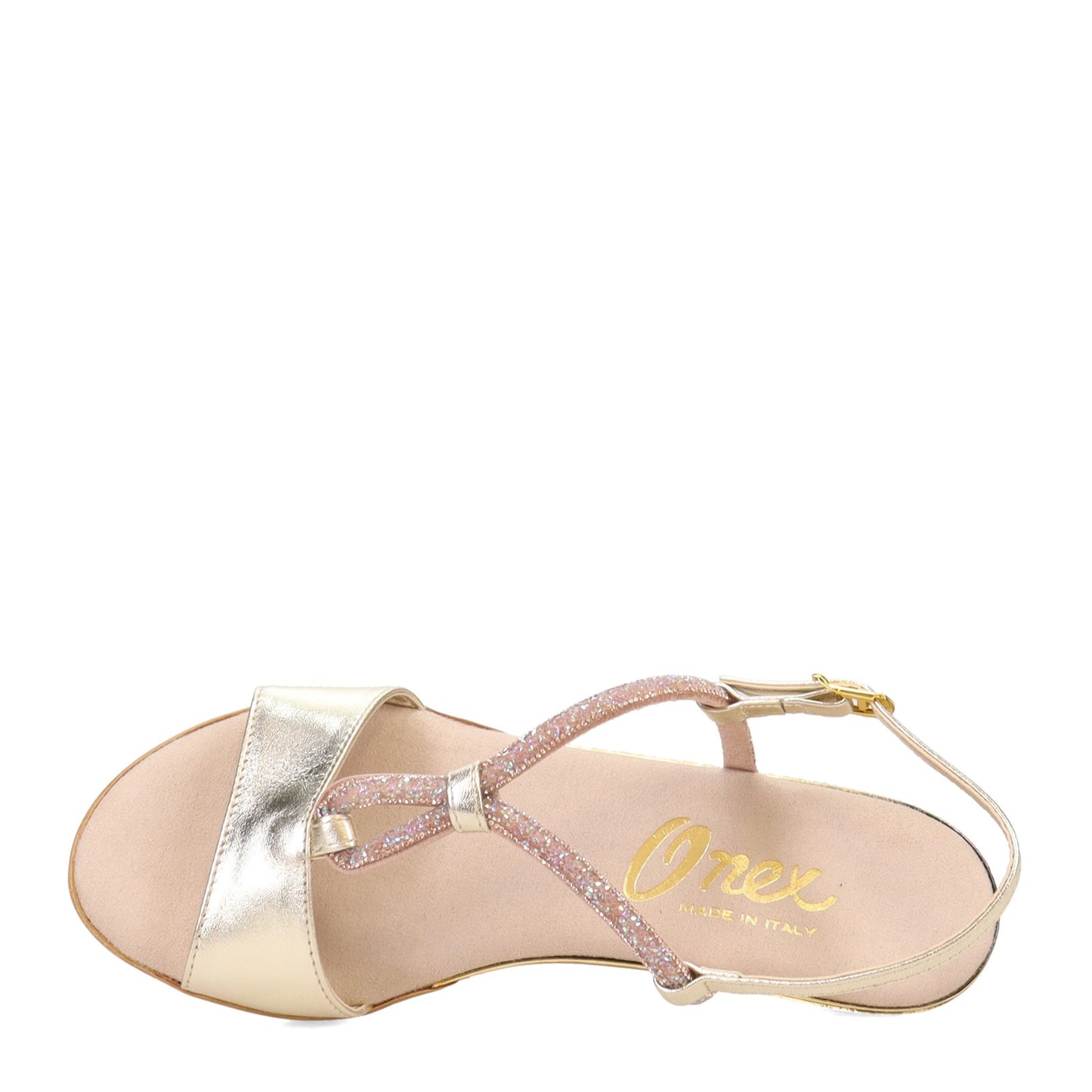 Peltz Shoes Women's Onex Malta 2 Sandal PLATINUM MALTA2-PLATINUM