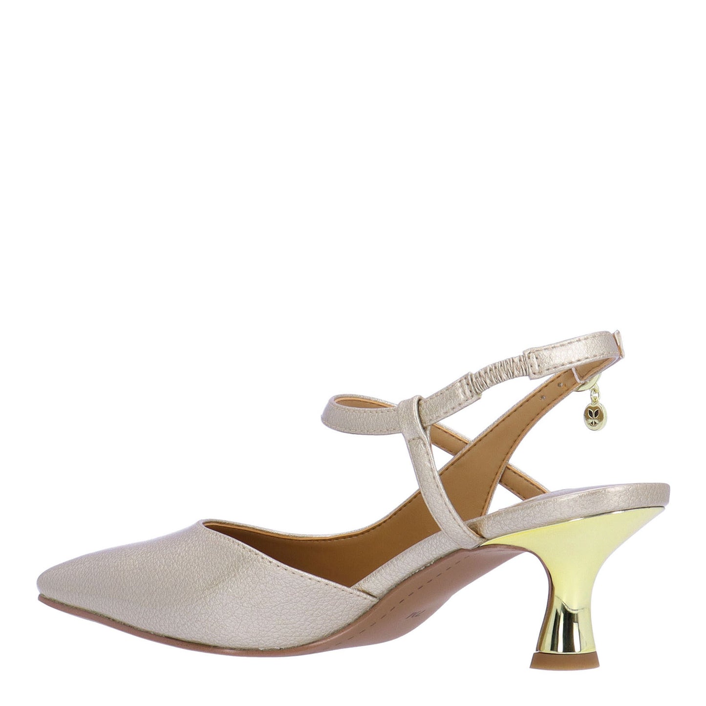 Peltz Shoes Women's J Renee Marett Pump Taupe Patent MARETT-PATPE