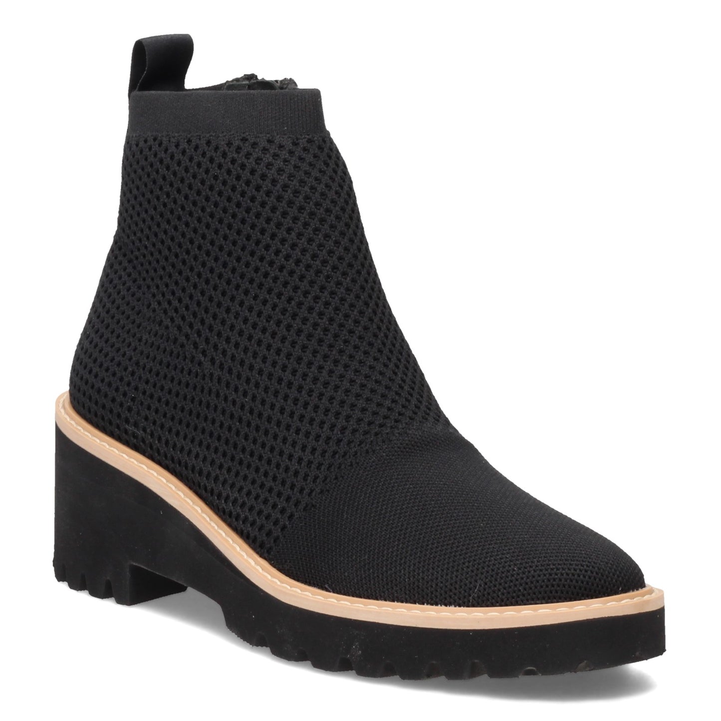 Peltz Shoes Women's Vaneli Marina Boot BLACK MARINA-BLKKNIT