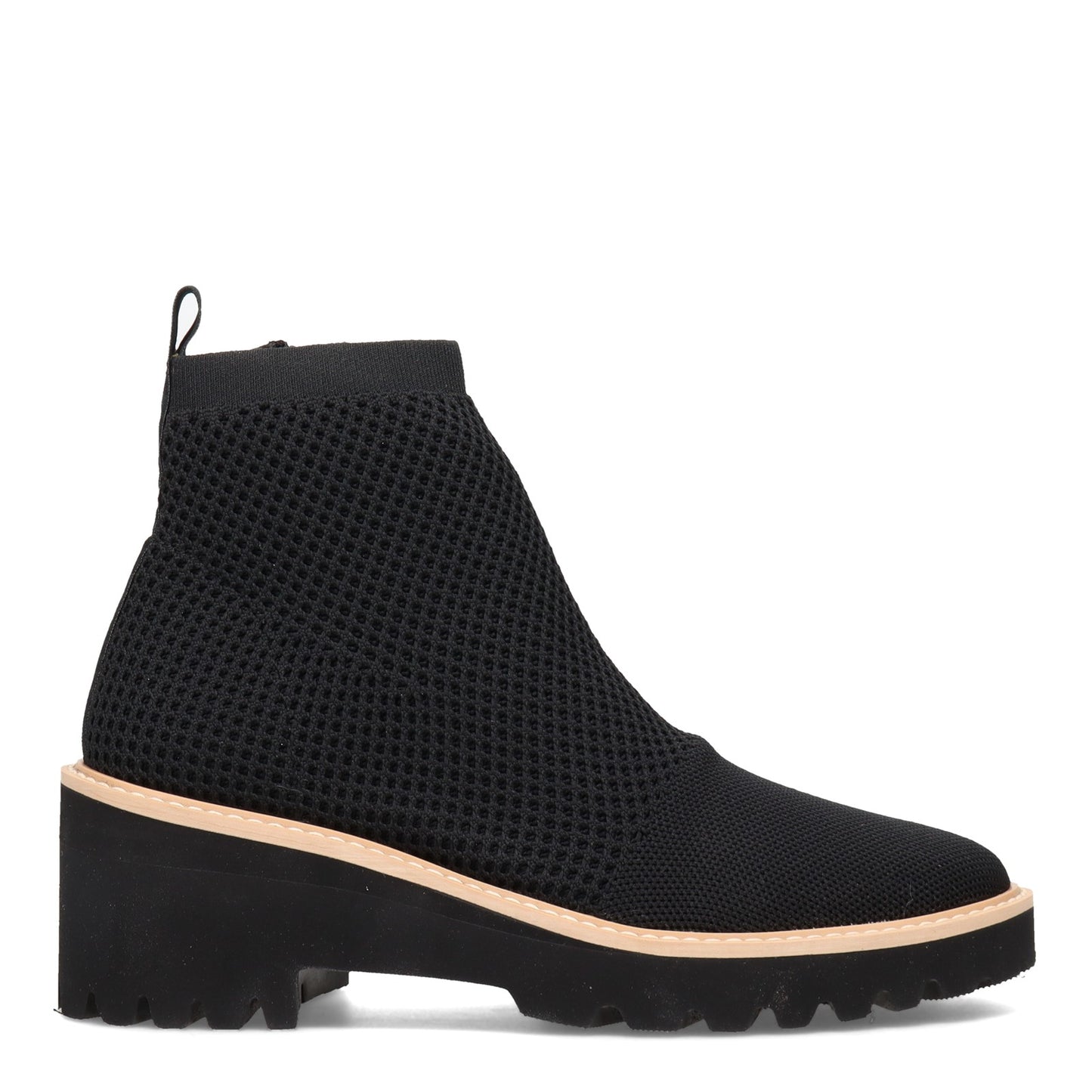 Peltz Shoes Women's Vaneli Marina Boot BLACK MARINA-BLKKNIT
