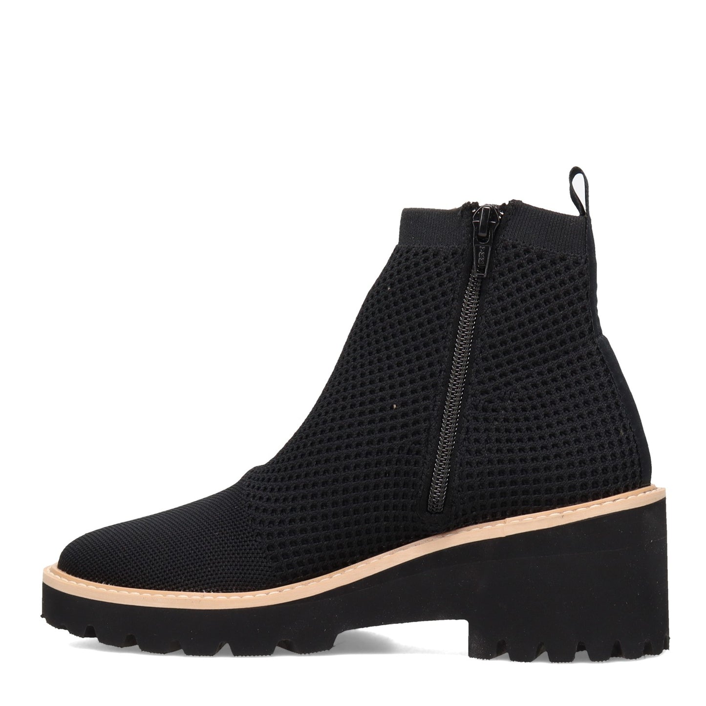 Peltz Shoes Women's Vaneli Marina Boot BLACK MARINA-BLKKNIT