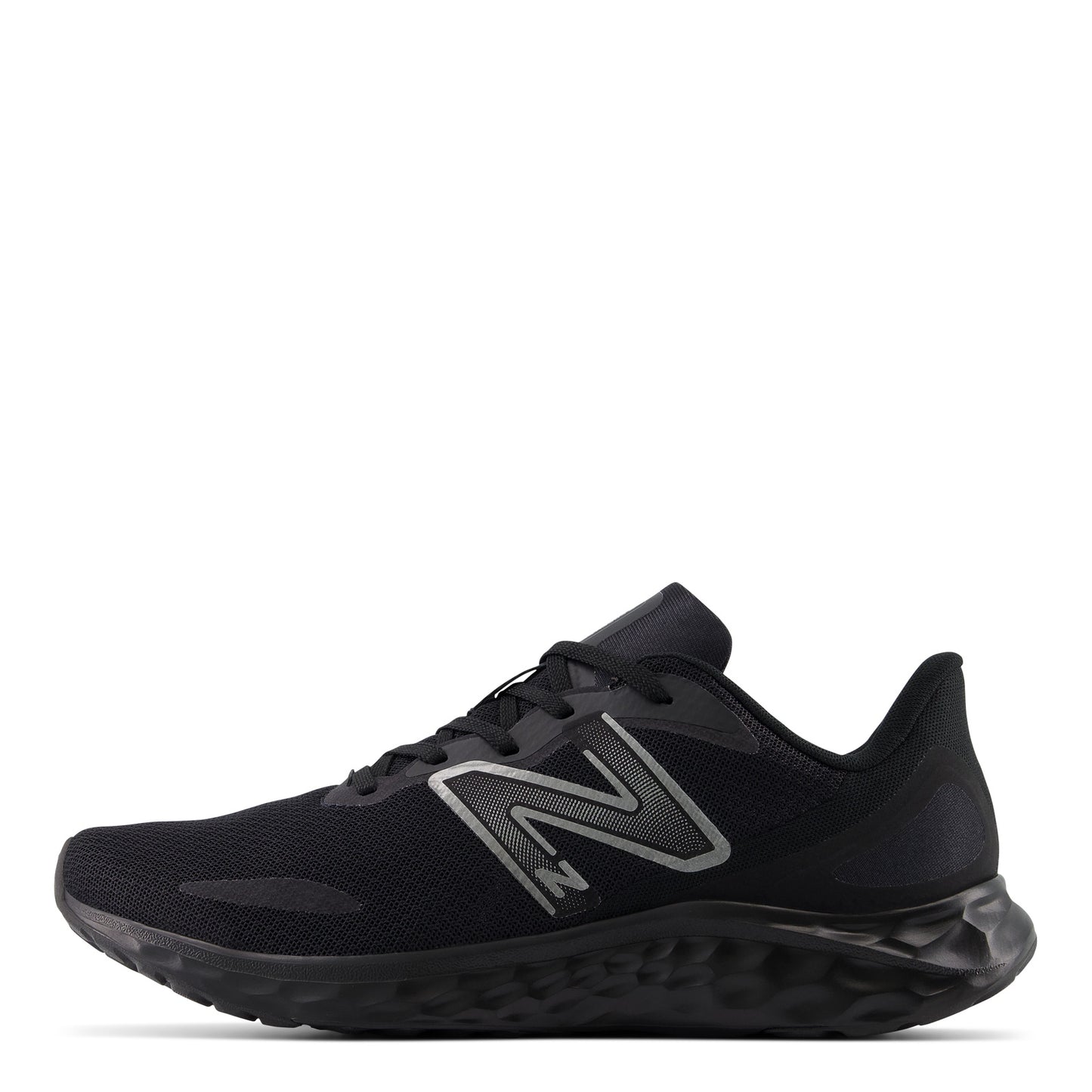 Peltz Shoes Men's New Balance Arishi Fresh Foam v4 Running Shoe BLACK/BLACK MARISSB4