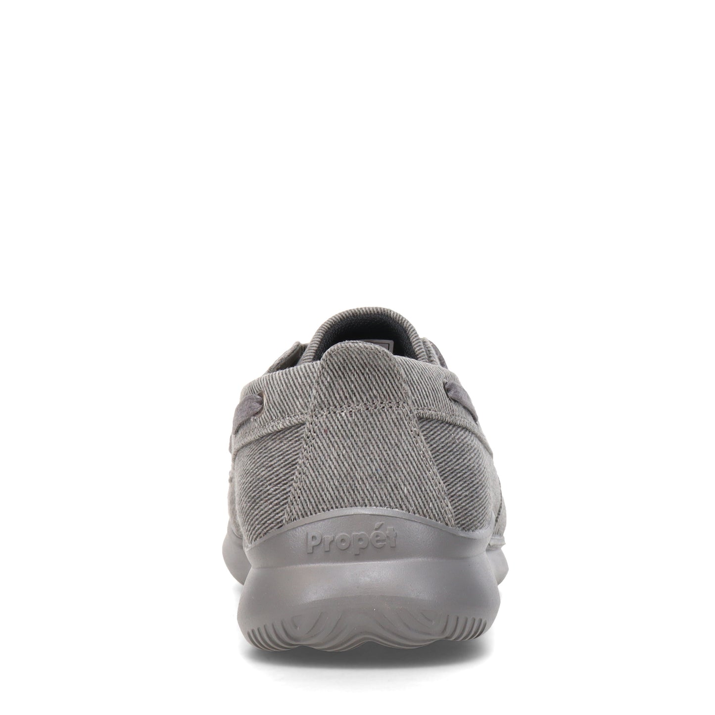 Peltz Shoes Men's Propet Viasol Lace Boat Shoe GRAY MCX042C-GRY