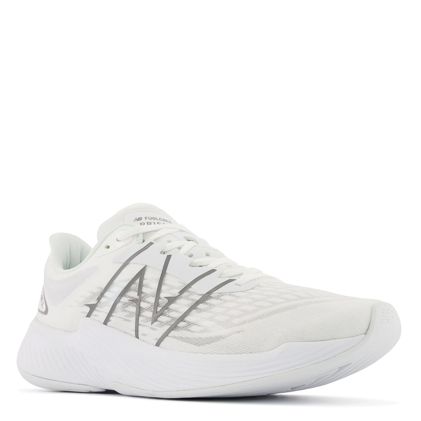 Peltz Shoes Men's New Balance FuelCell Prism V2 Running Shoe WHITE MFCPZCW2
