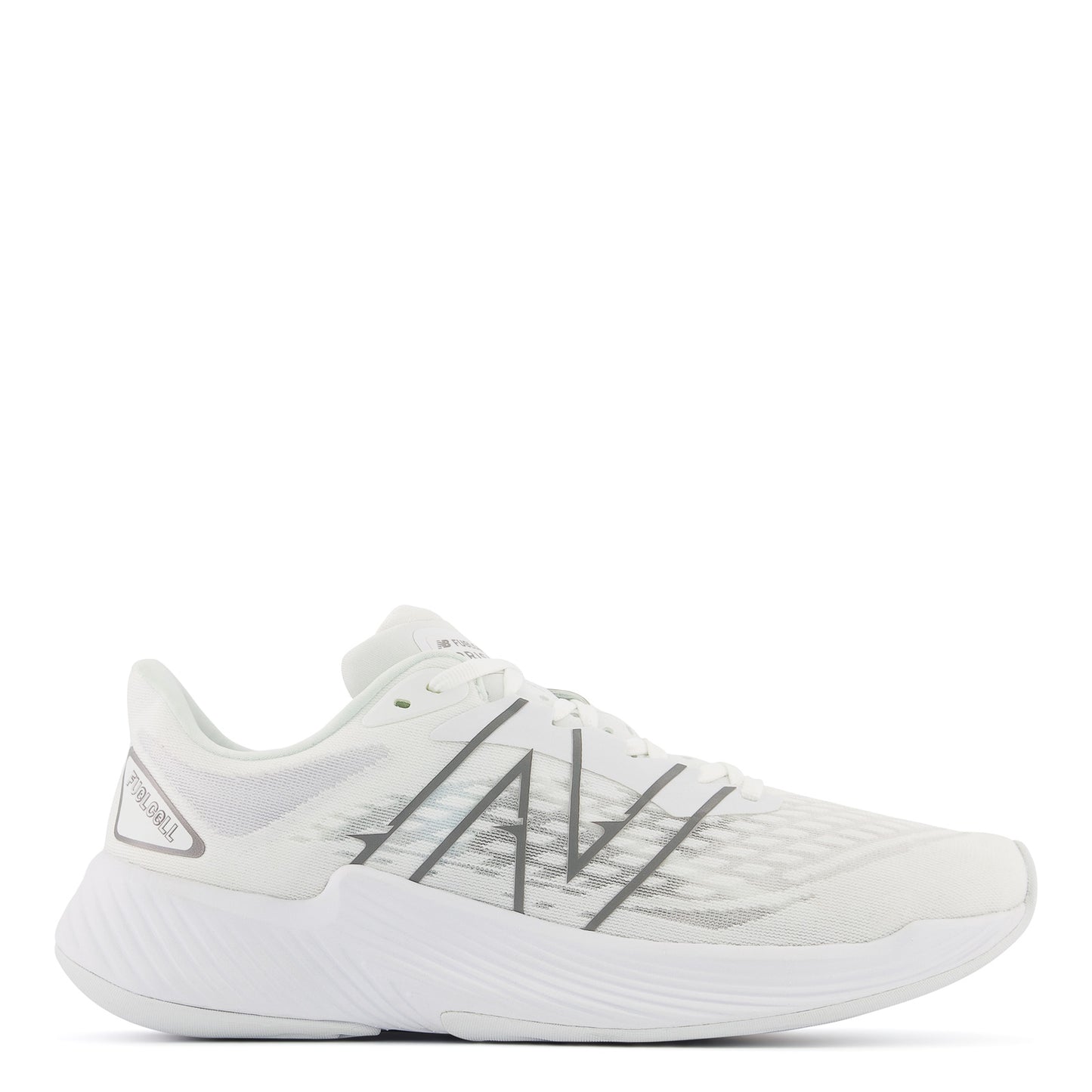 Peltz Shoes Men's New Balance FuelCell Prism V2 Running Shoe WHITE MFCPZCW2