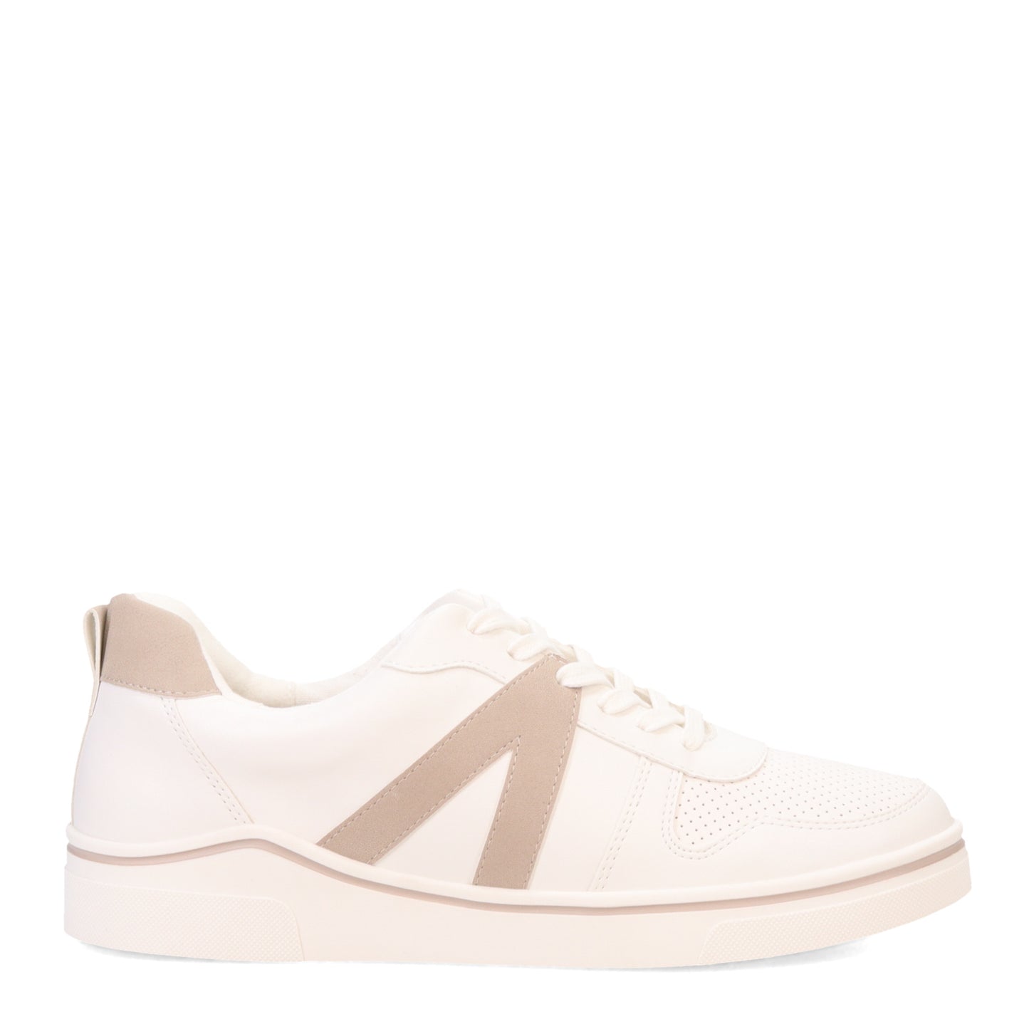 Peltz Shoes Women's MIA Alta Sneaker White/Cement MH-1190-WHITE