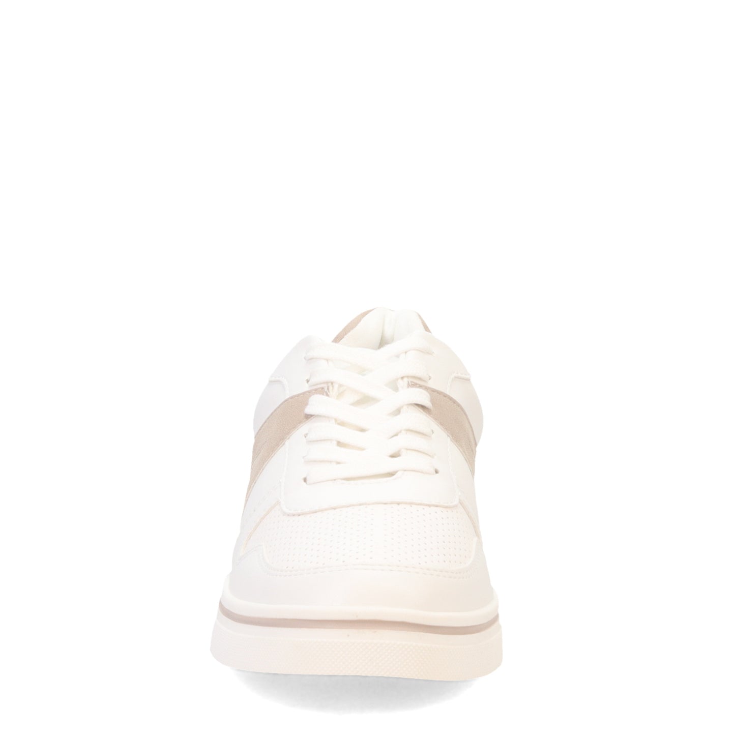 Peltz Shoes Women's MIA Alta Sneaker White/Cement MH-1190-WHITE