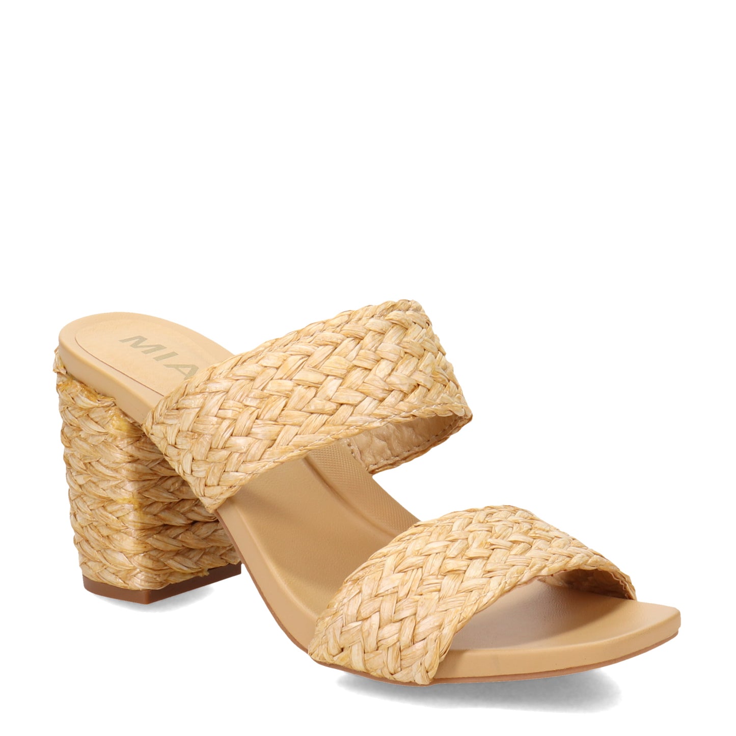 Peltz Shoes Women's MIA Felicity Sandal Natural MH1665-NATURAL