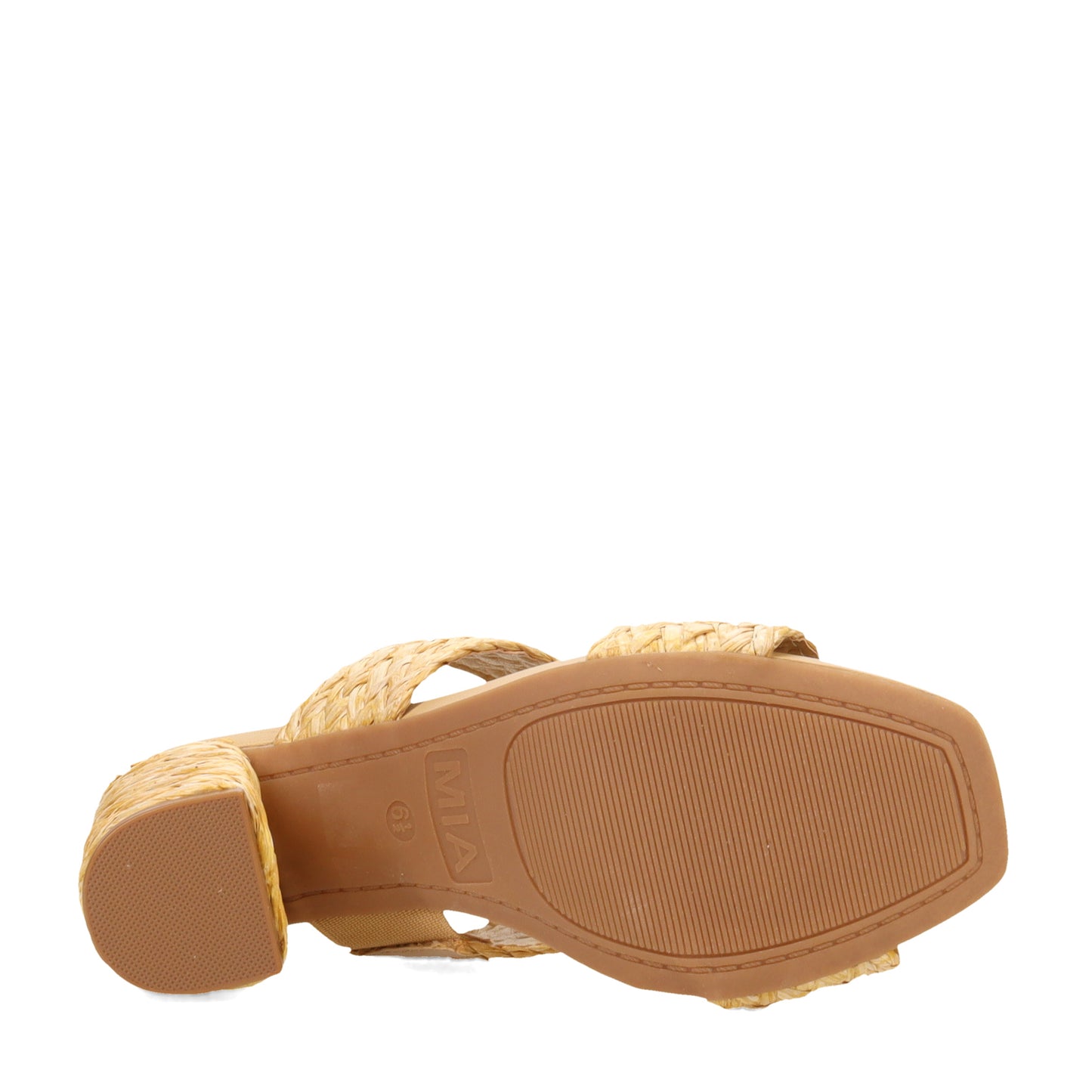 Peltz Shoes Women's MIA Felicity Sandal Natural MH1665-NATURAL