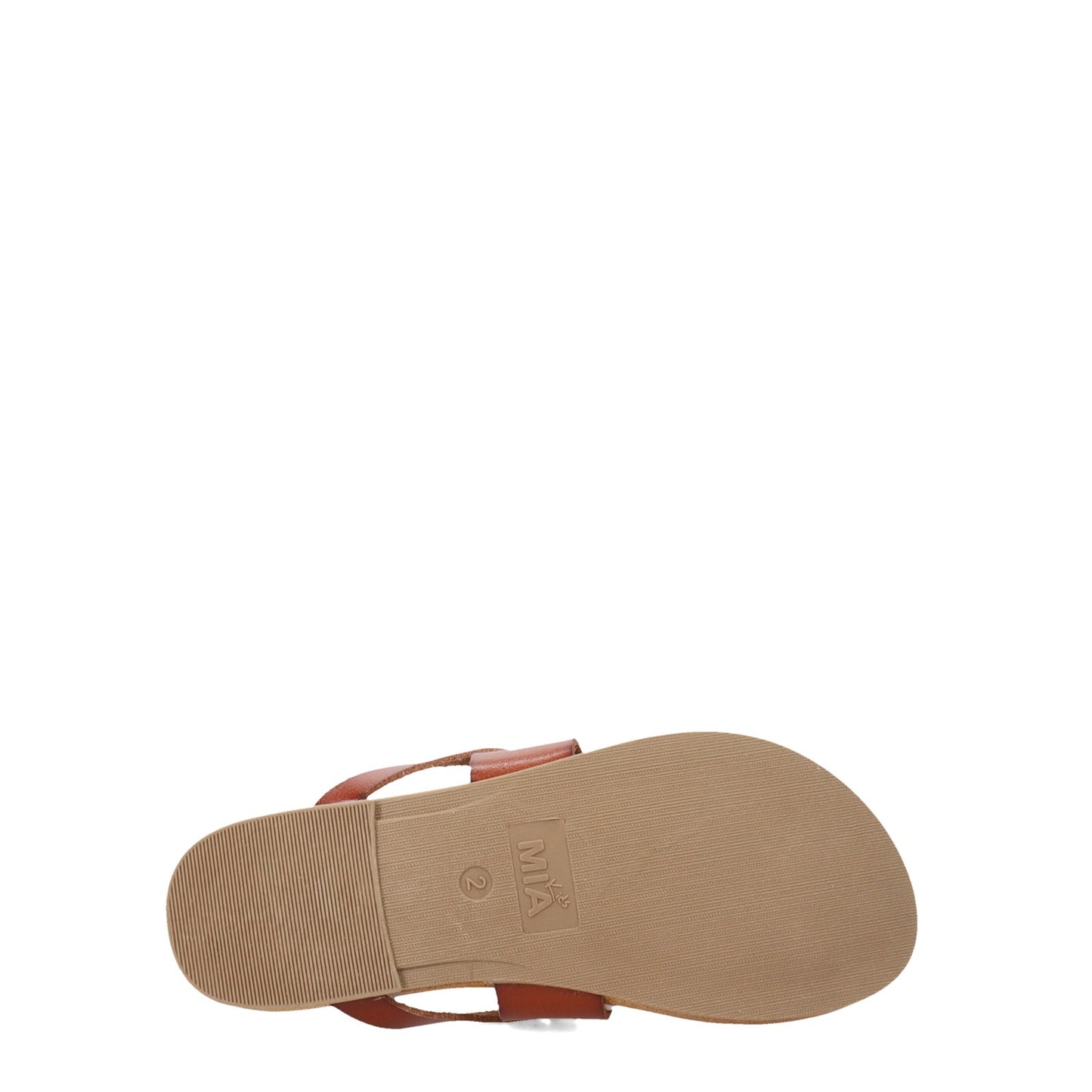 Peltz Shoes Girl's MIA Kids Violette Sandal - Little Kid & Big Kid COGNAC MHK0235-COG