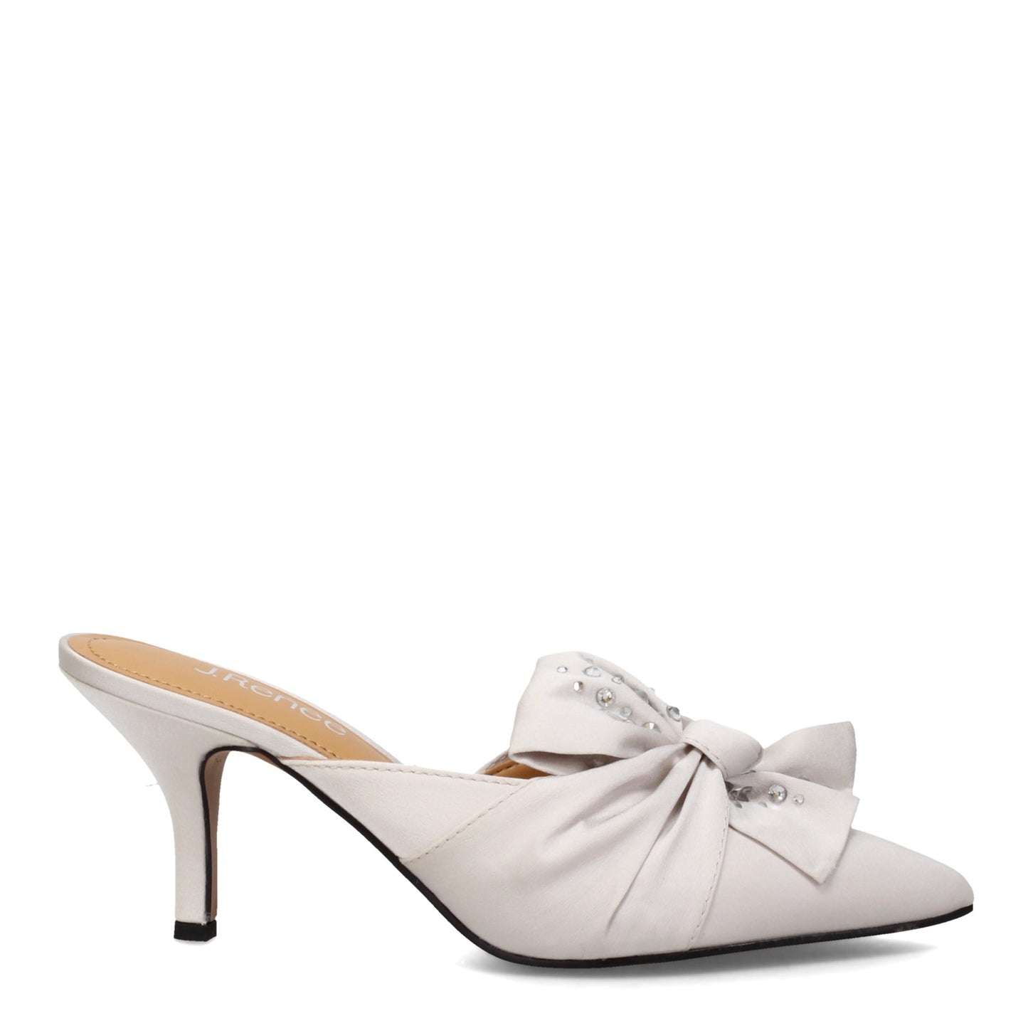 Peltz Shoes Women's J Renee Mianna Slide Gray MIANNA-GRAY