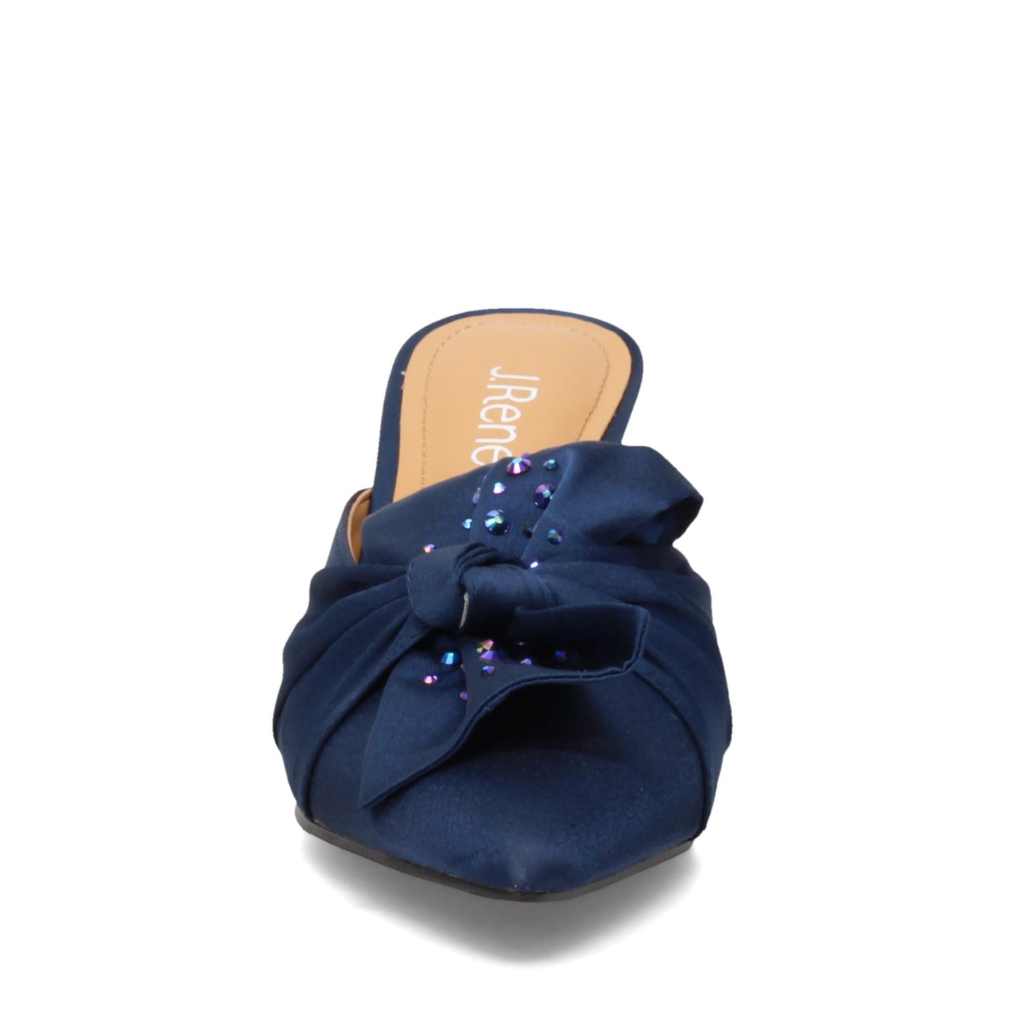 Peltz Shoes Women's J Renee Mianna Slide Navy MIANNA-NAVY