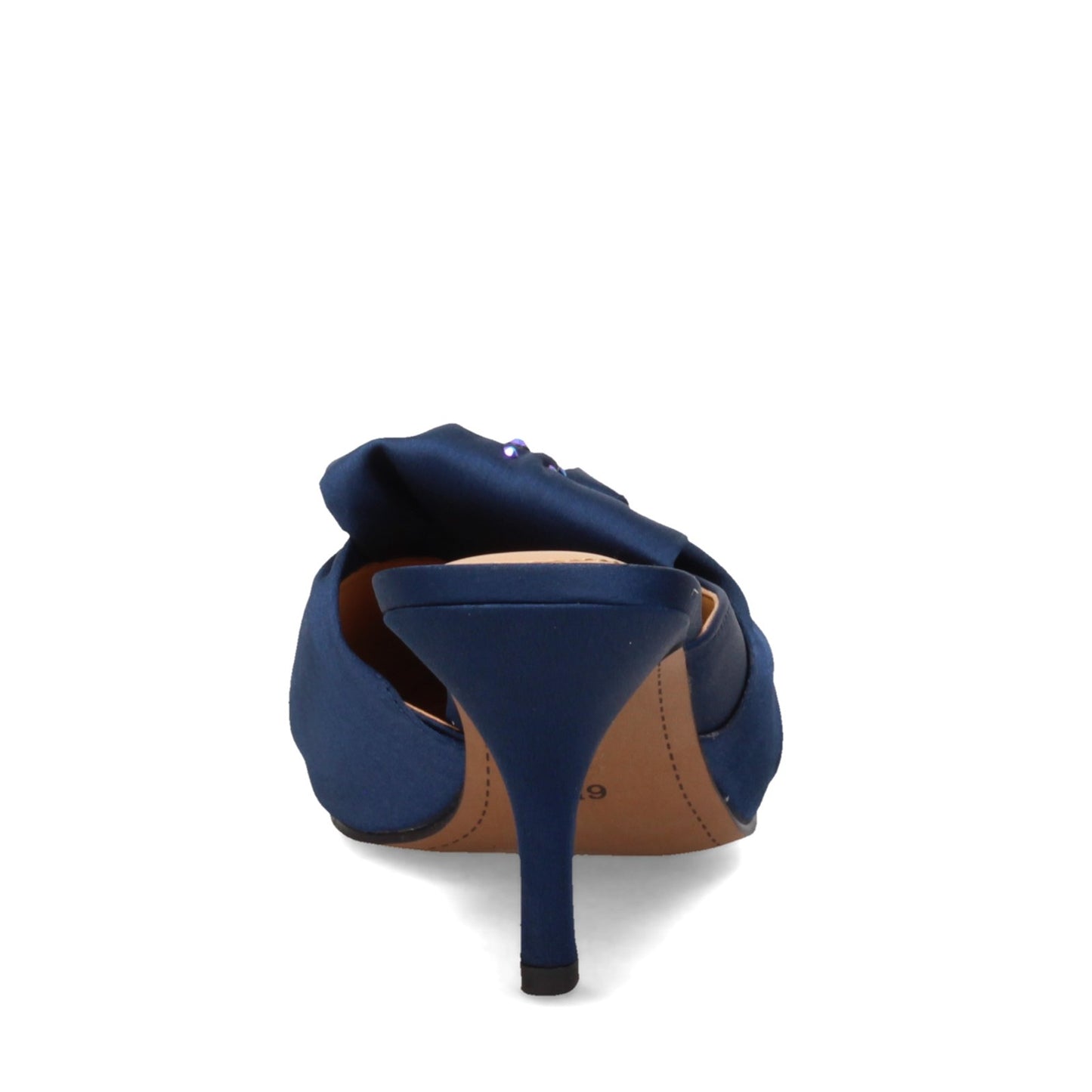 Peltz Shoes Women's J Renee Mianna Slide Navy MIANNA-NAVY