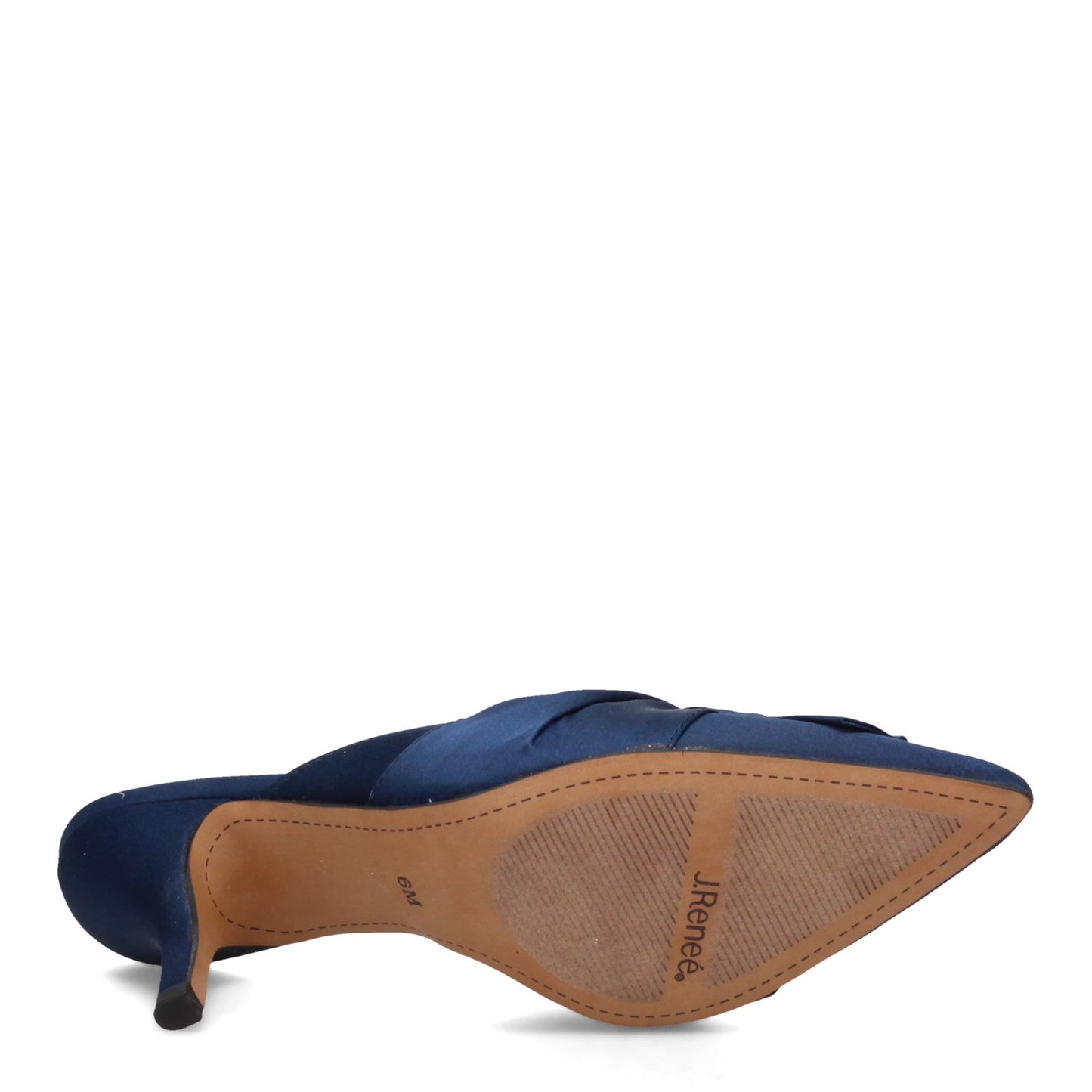 Peltz Shoes Women's J Renee Mianna Slide Navy MIANNA-NAVY