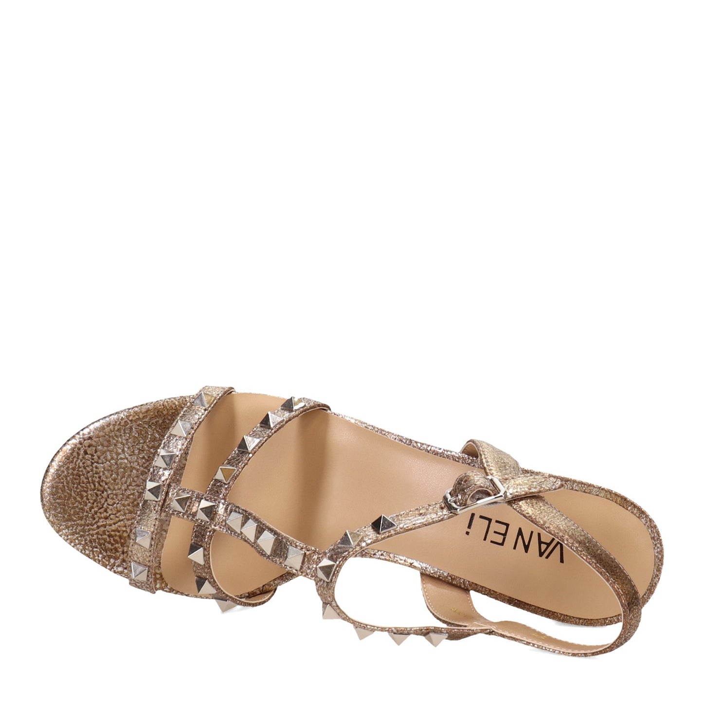 Peltz Shoes Women's Vaneli Midge Sandal PLATINO MIDGE-PLATINO