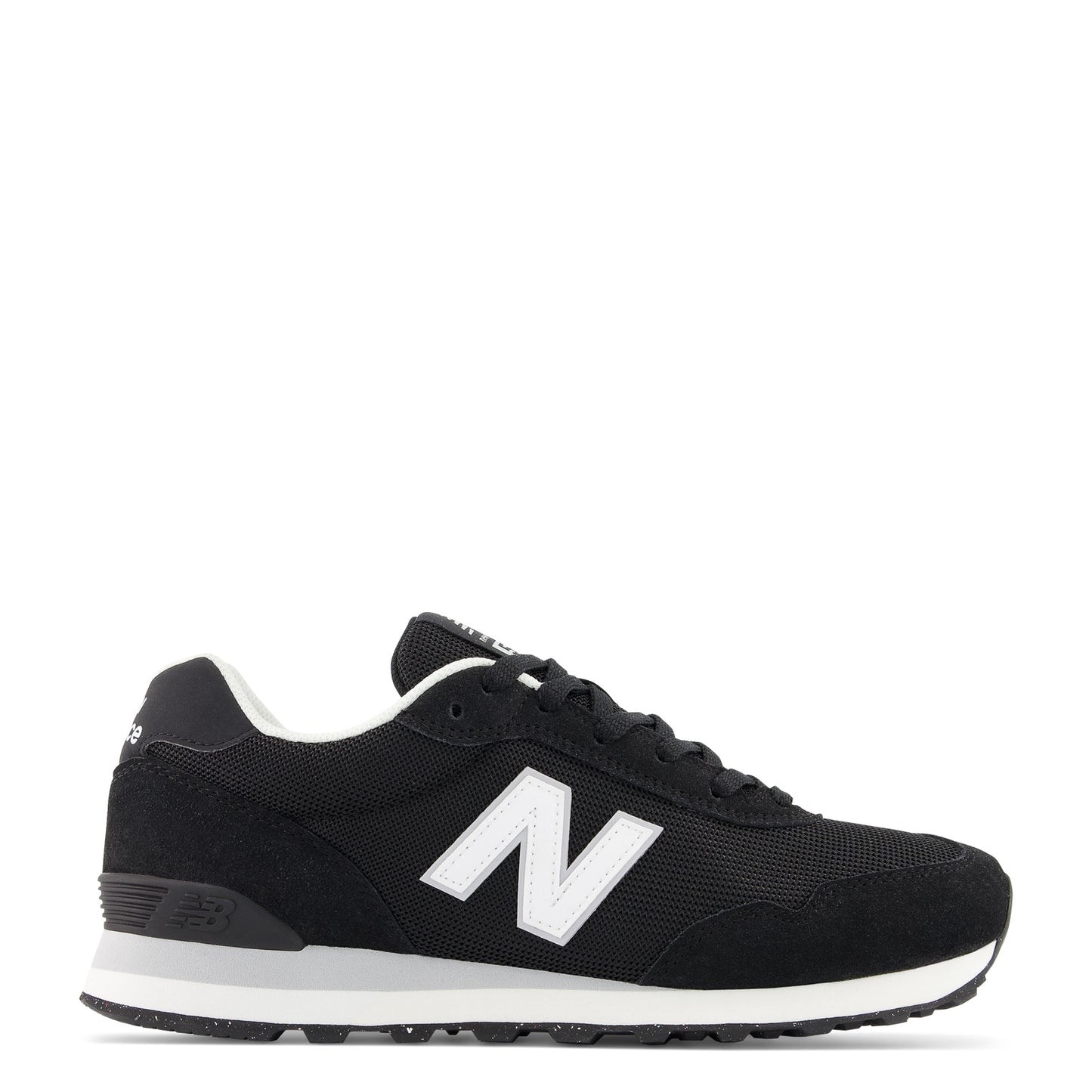 Peltz Shoes Men's New Balance 515 v3 Sneaker BLACK/WHITE/ALUMINUM GREY ML515BLK