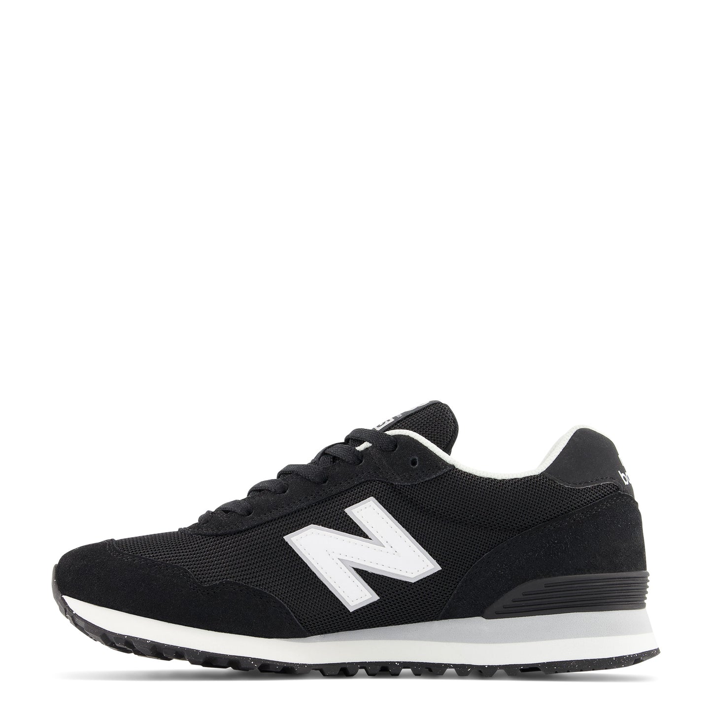 Peltz Shoes Men's New Balance 515 v3 Sneaker BLACK/WHITE/ALUMINUM GREY ML515BLK