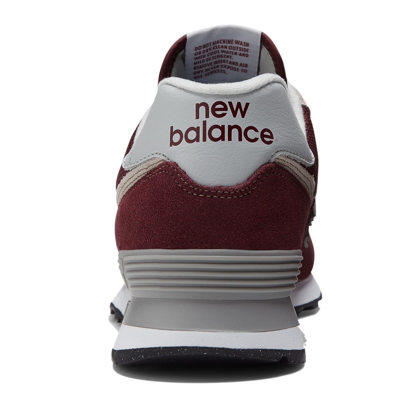 Peltz Shoes Men's New Balance 574v3 Sneaker BURGUNDY ML574EVM