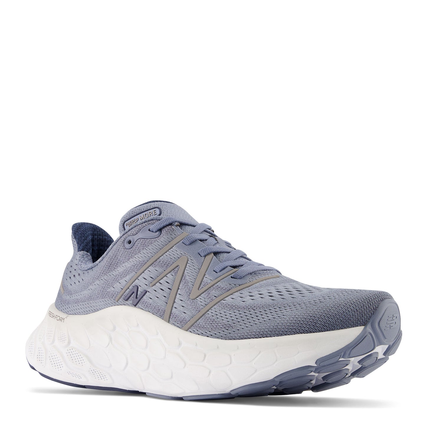 Peltz Shoes Men's New Balance Fresh Foam More v4 Running Shoe GRAY MMORAG4