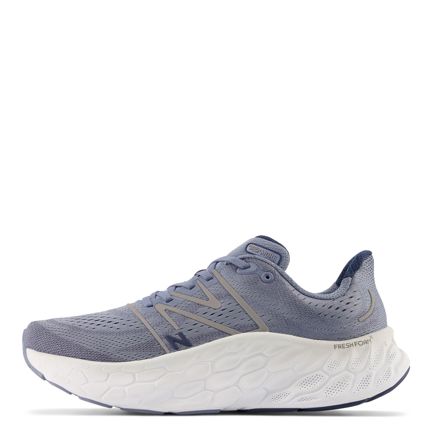 Peltz Shoes Men's New Balance Fresh Foam More v4 Running Shoe GRAY MMORAG4
