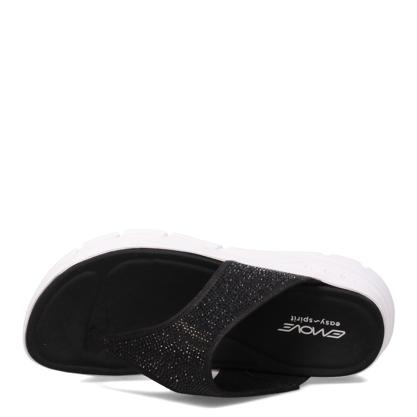Peltz Shoes Women's Easy Spirit Moon Emove Sandal BLACK MOON2-BLK01