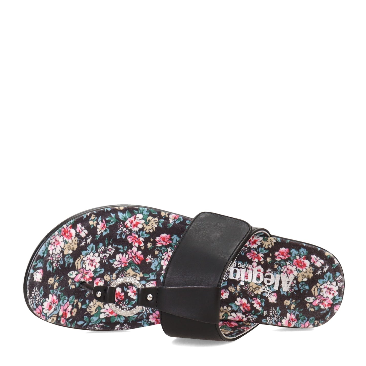 Peltz Shoes Women's Alegria Moxi Sandal Black MOX-7541