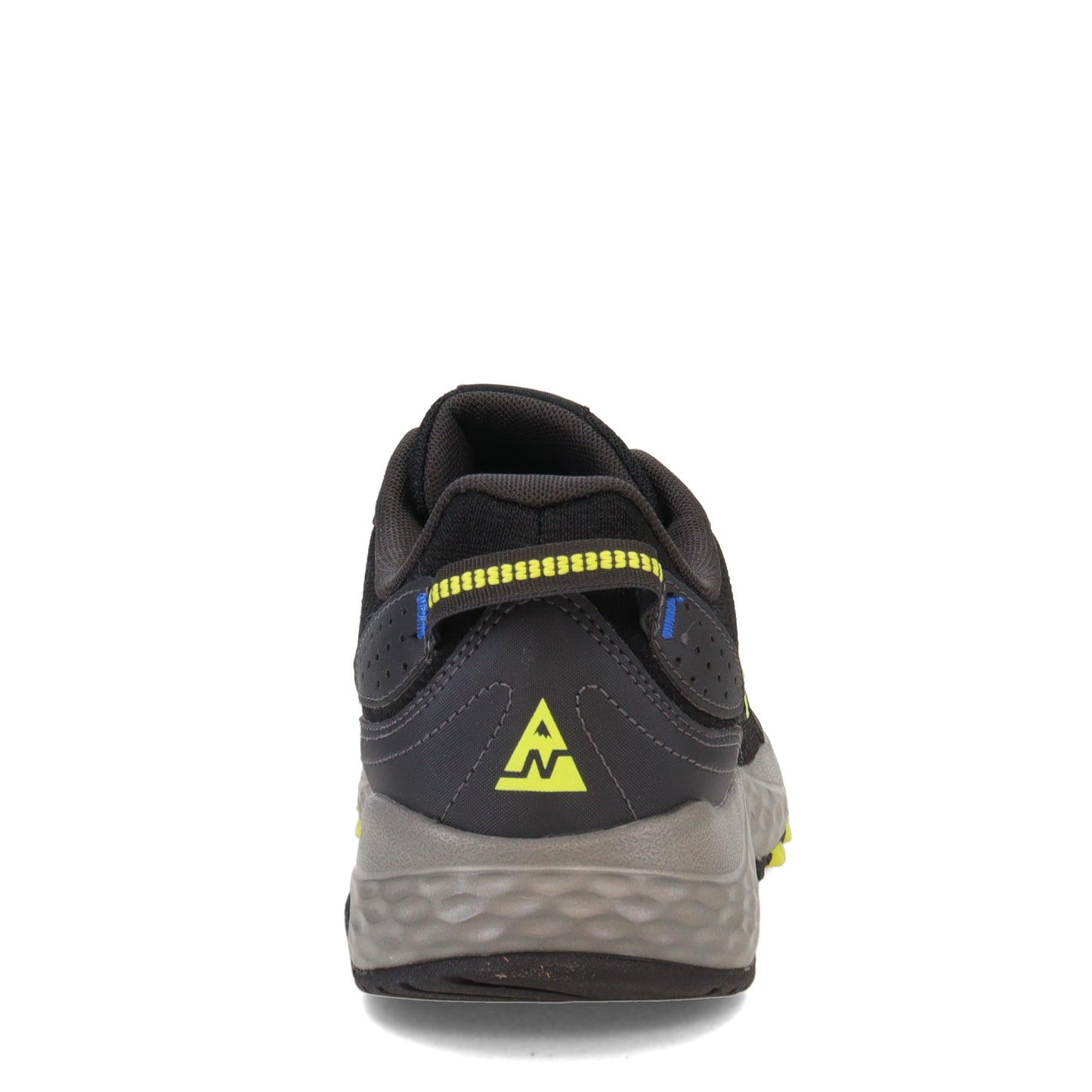 Peltz Shoes Men's New Balance MT410V7 Trail Running Shoe BLACK YELLOW MT410BS7
