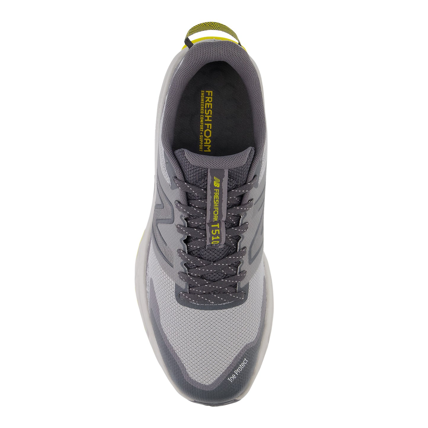 Peltz Shoes Men's New Balance 510v6 Trail Running Shoe RAINCLOUD/MAGNET/TRUE YELLOW MT510LY6