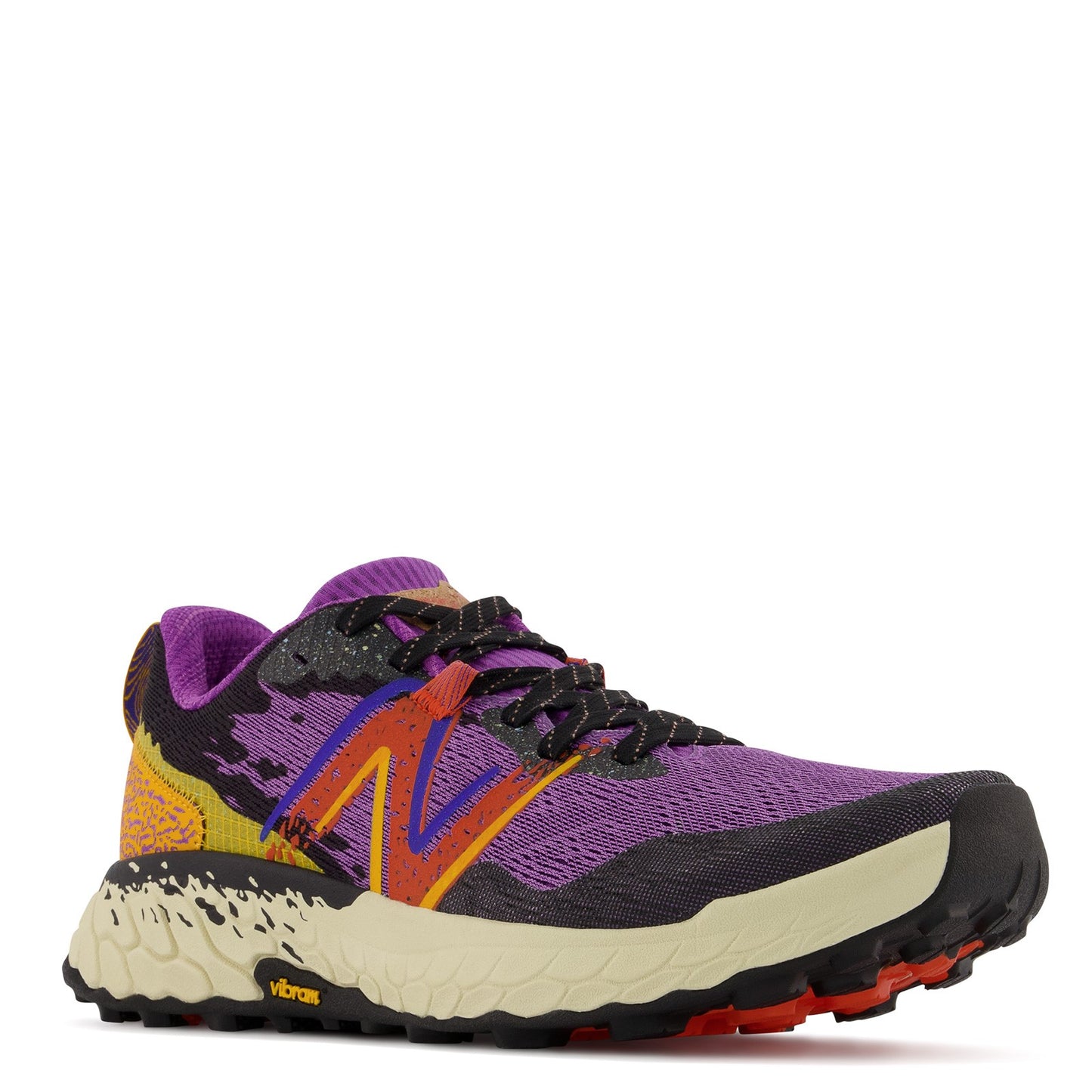 Peltz Shoes Men's New Balance Fresh Foam X Hierro v7 Trail Running Shoe PURPLE MTHIERM7