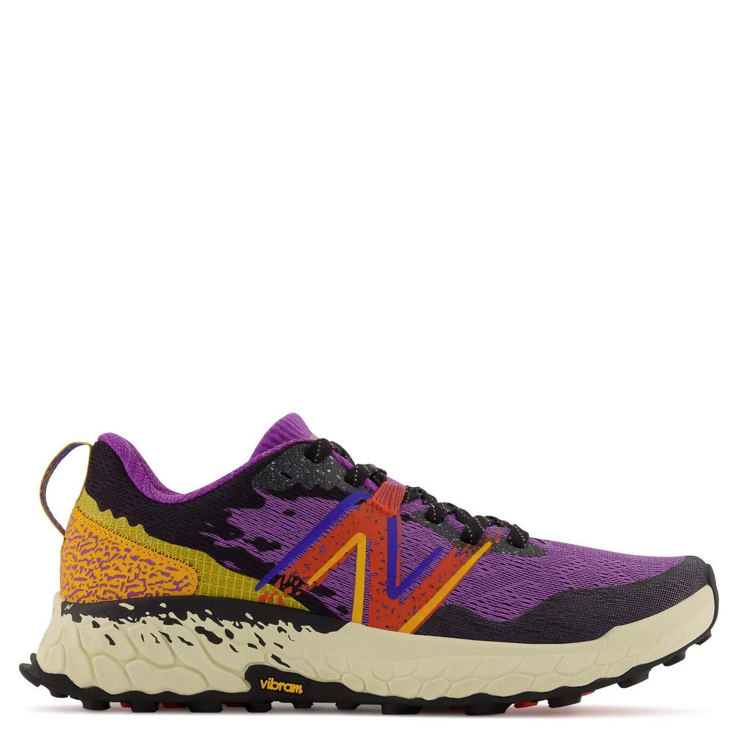 Peltz Shoes Men's New Balance Fresh Foam X Hierro v7 Trail Running Shoe PURPLE MTHIERM7