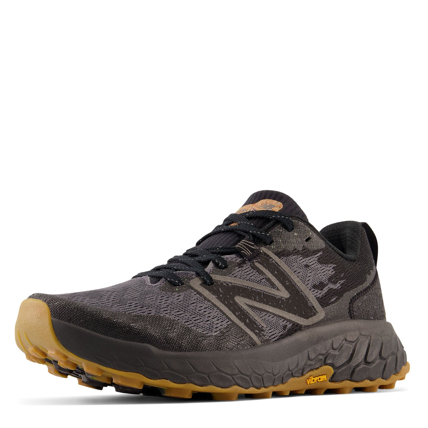 Peltz Shoes Men's New Balance Fresh Foam X Hierro v7 Trail Running Shoe BLACK MTHIERZ7