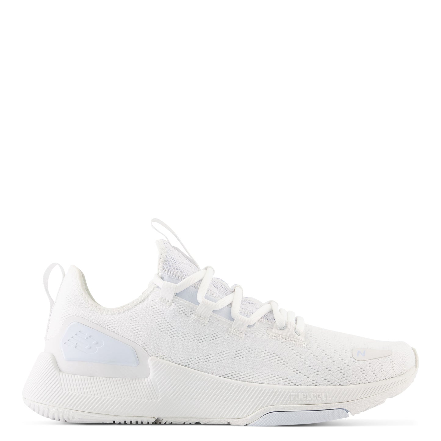 Peltz Shoes Men's New Balance FuelCell Trainer v2 Sneaker WHITE/ICE MXM100W2