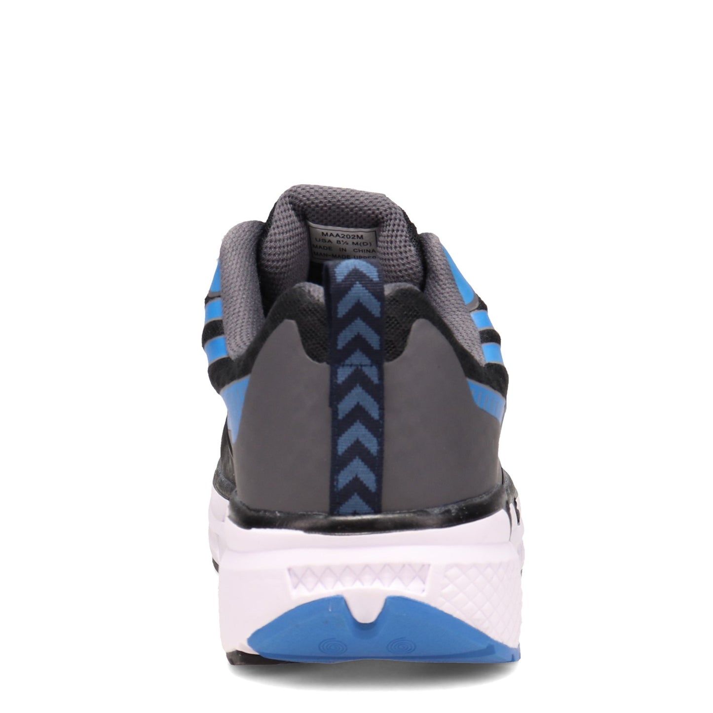 Peltz Shoes Men's Propet Ultra Lace Walking Shoe BLACK / BLUE MAA202M-BLB