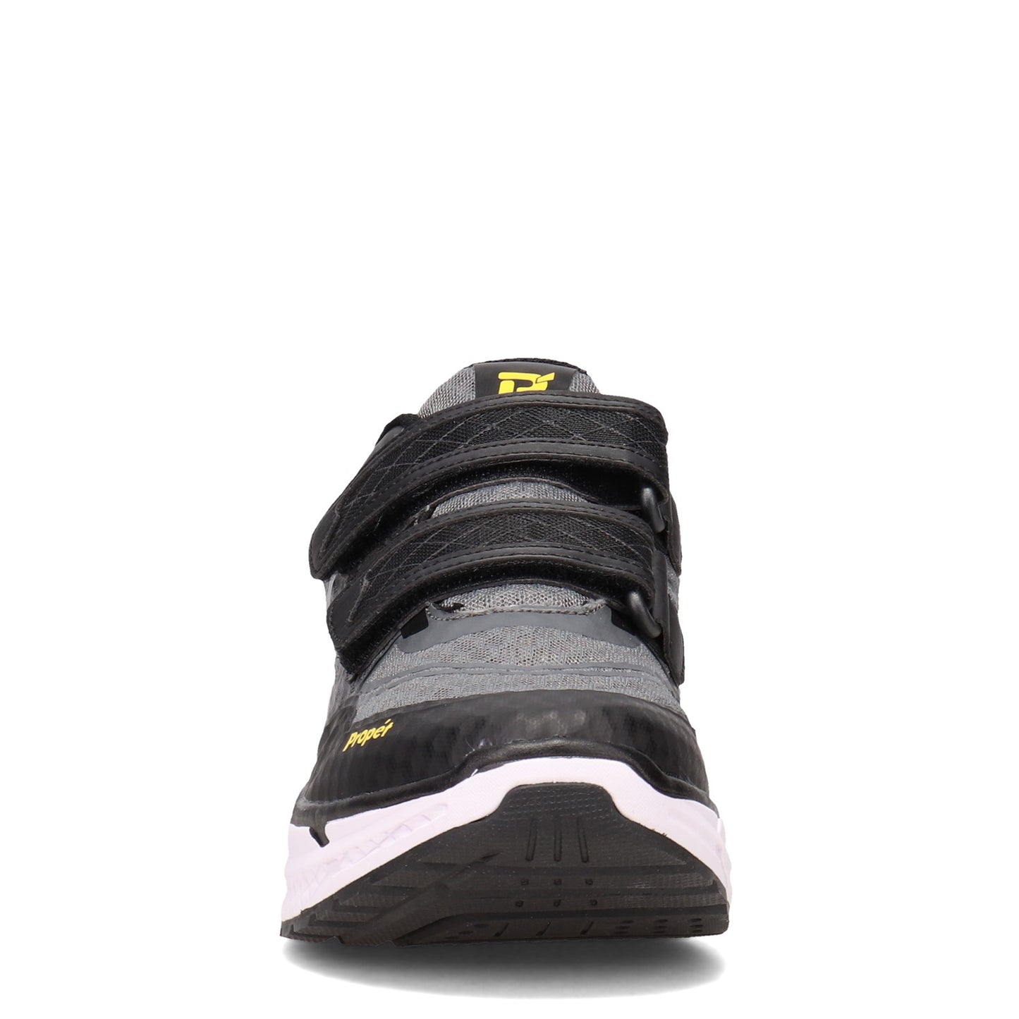 Peltz Shoes Men's Propet Ultra Strap Walking Shoe GREY BLACK MAA203M-GYB