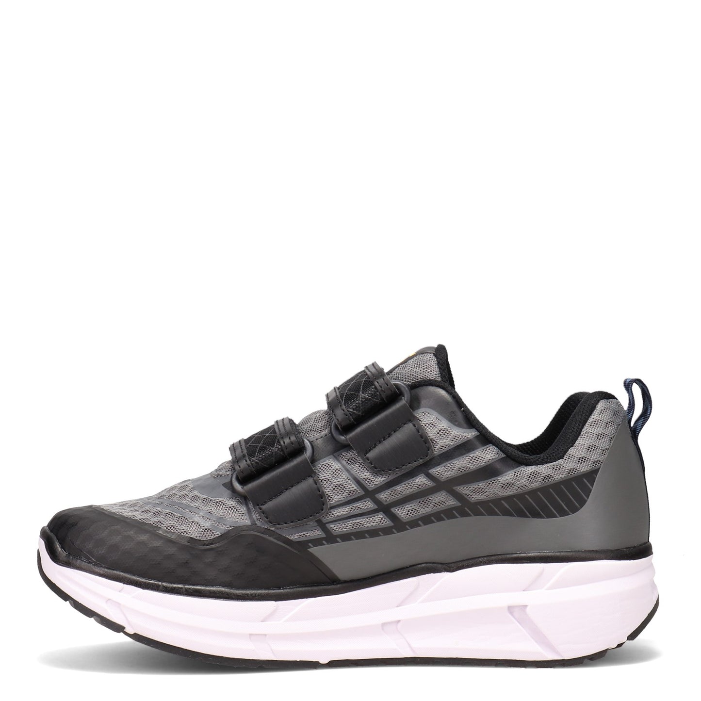 Peltz Shoes Men's Propet Ultra Strap Walking Shoe GREY BLACK MAA203M-GYB