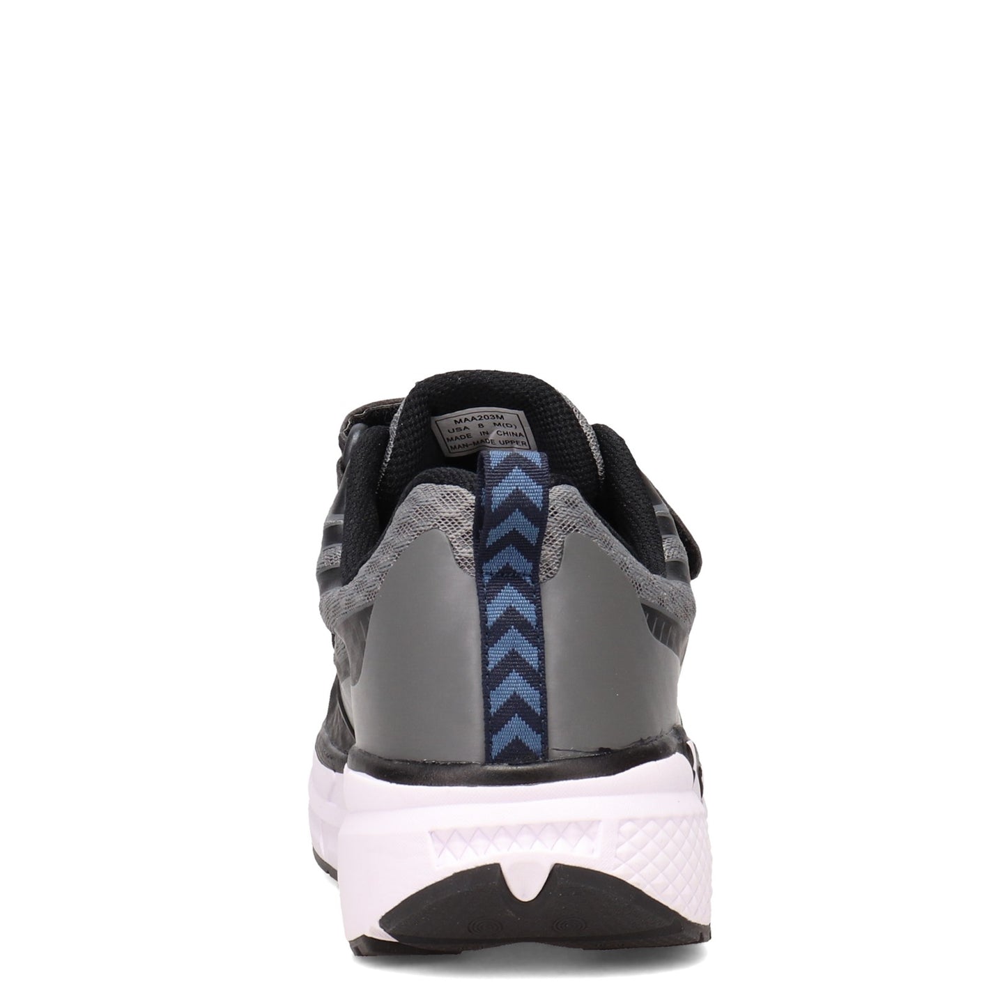 Peltz Shoes Men's Propet Ultra Strap Walking Shoe GREY BLACK MAA203M-GYB