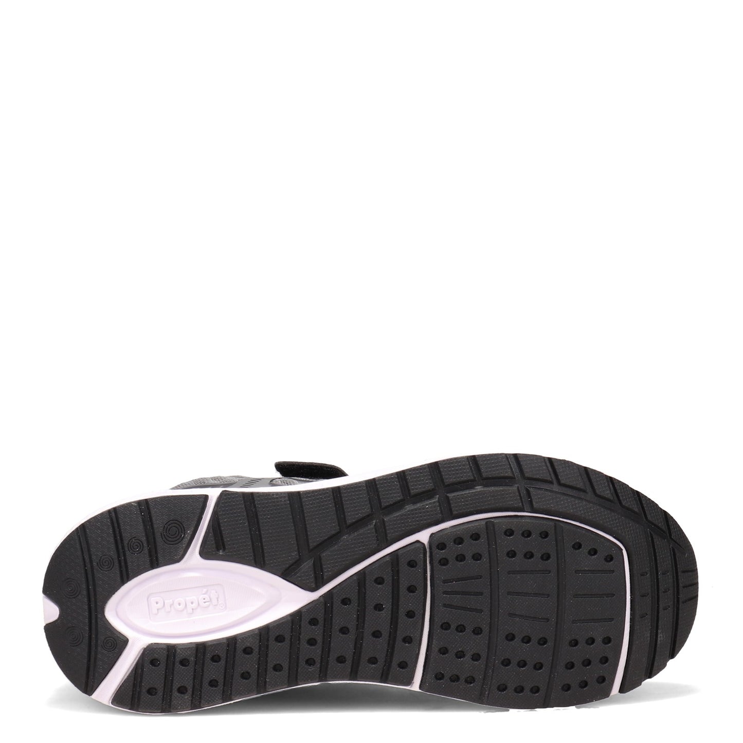 Peltz Shoes Men's Propet Ultra Strap Walking Shoe GREY BLACK MAA203M-GYB