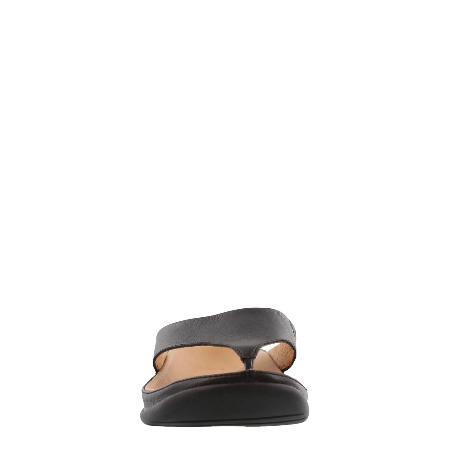 Peltz Shoes Women's Strive Maui Thong Sandal BLACK MAUI-BLACK