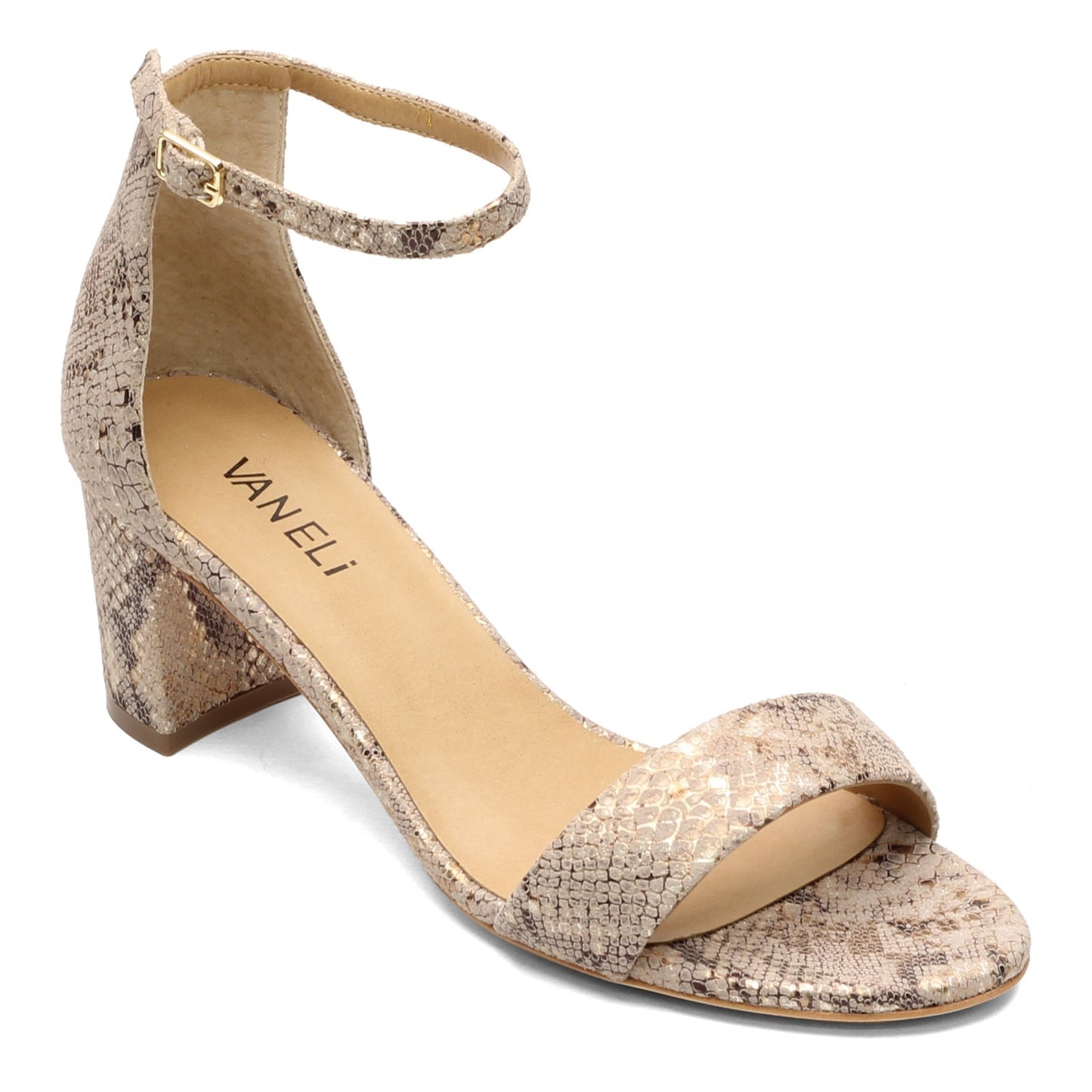 Peltz Shoes Women's Vaneli Meres Sandal OPAL BONE MERES-OPAL
