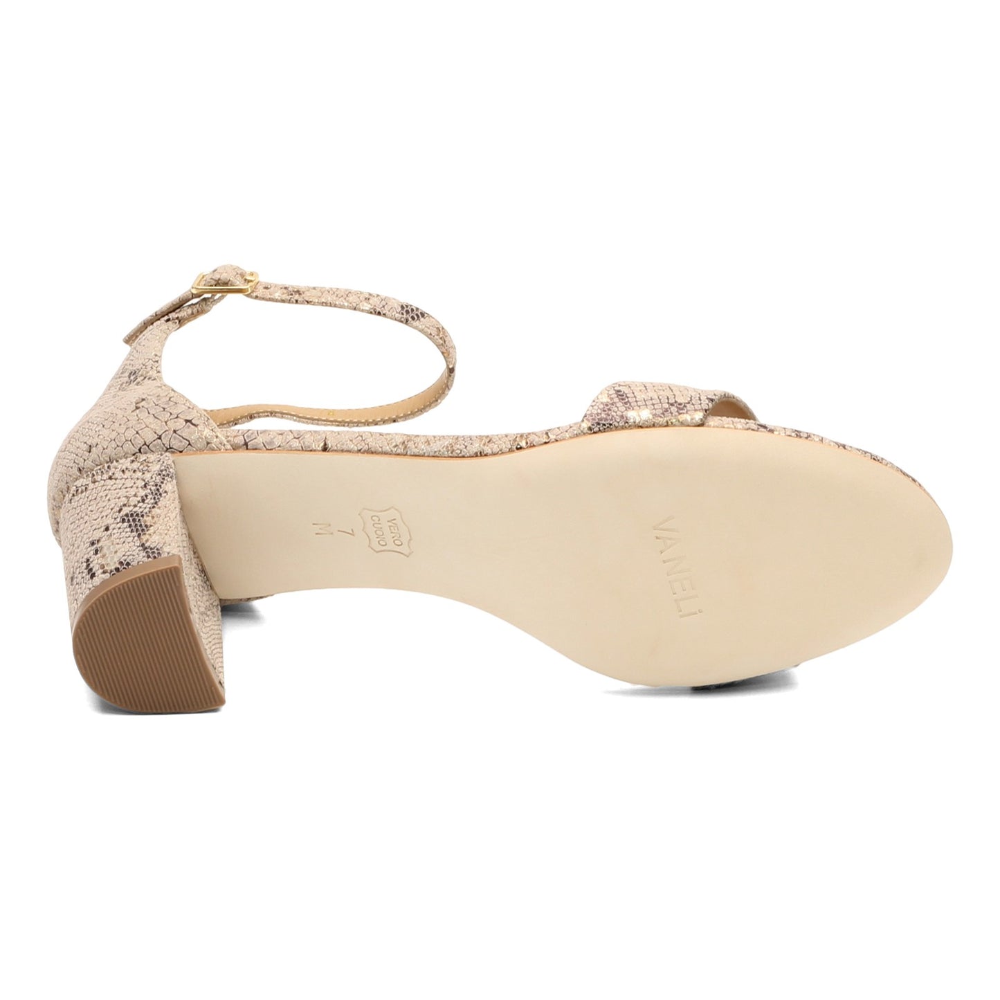 Peltz Shoes Women's Vaneli Meres Sandal OPAL BONE MERES-OPAL