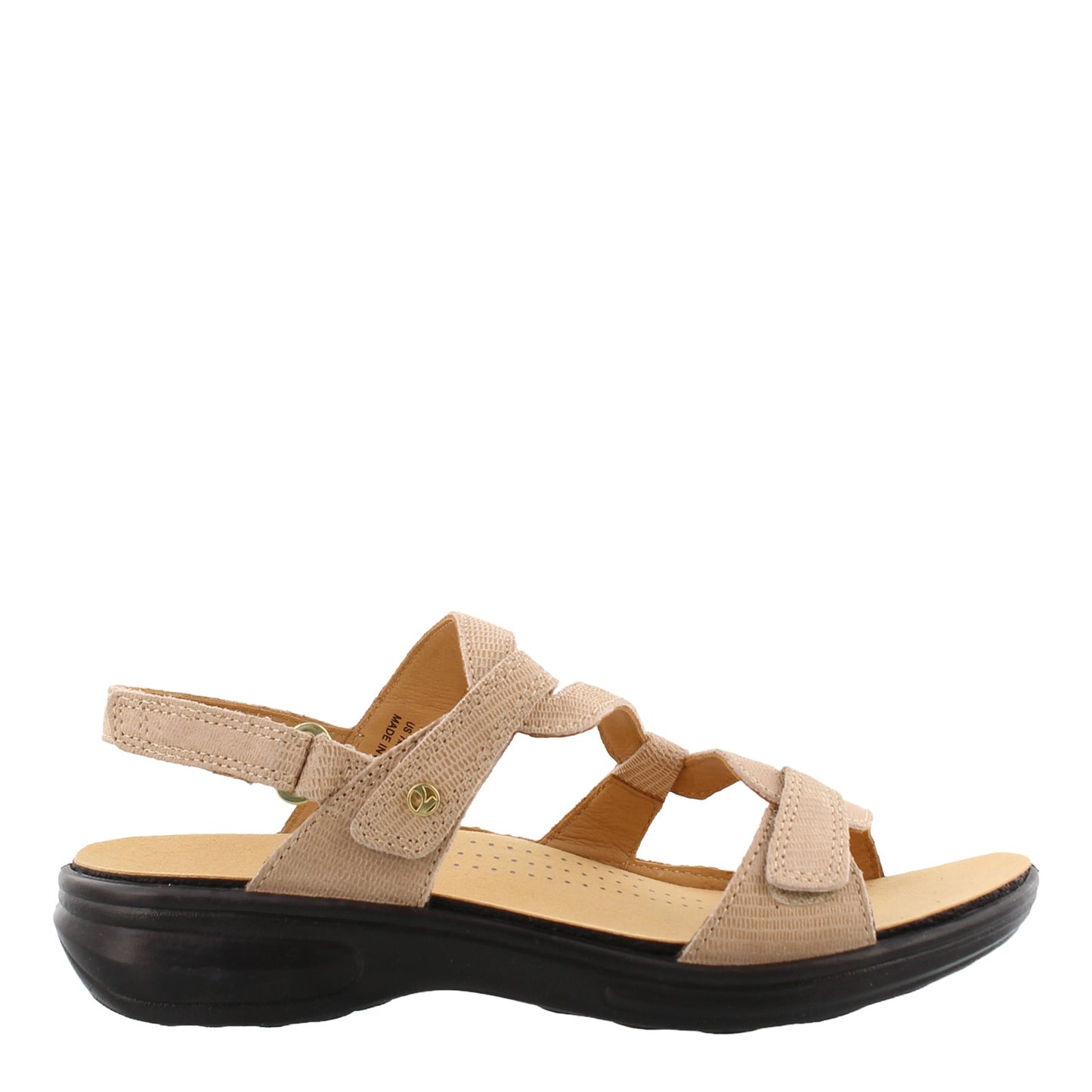 Peltz Shoes Women's Revere Miami Sandals BISCUIT MIAMI BISCUIT