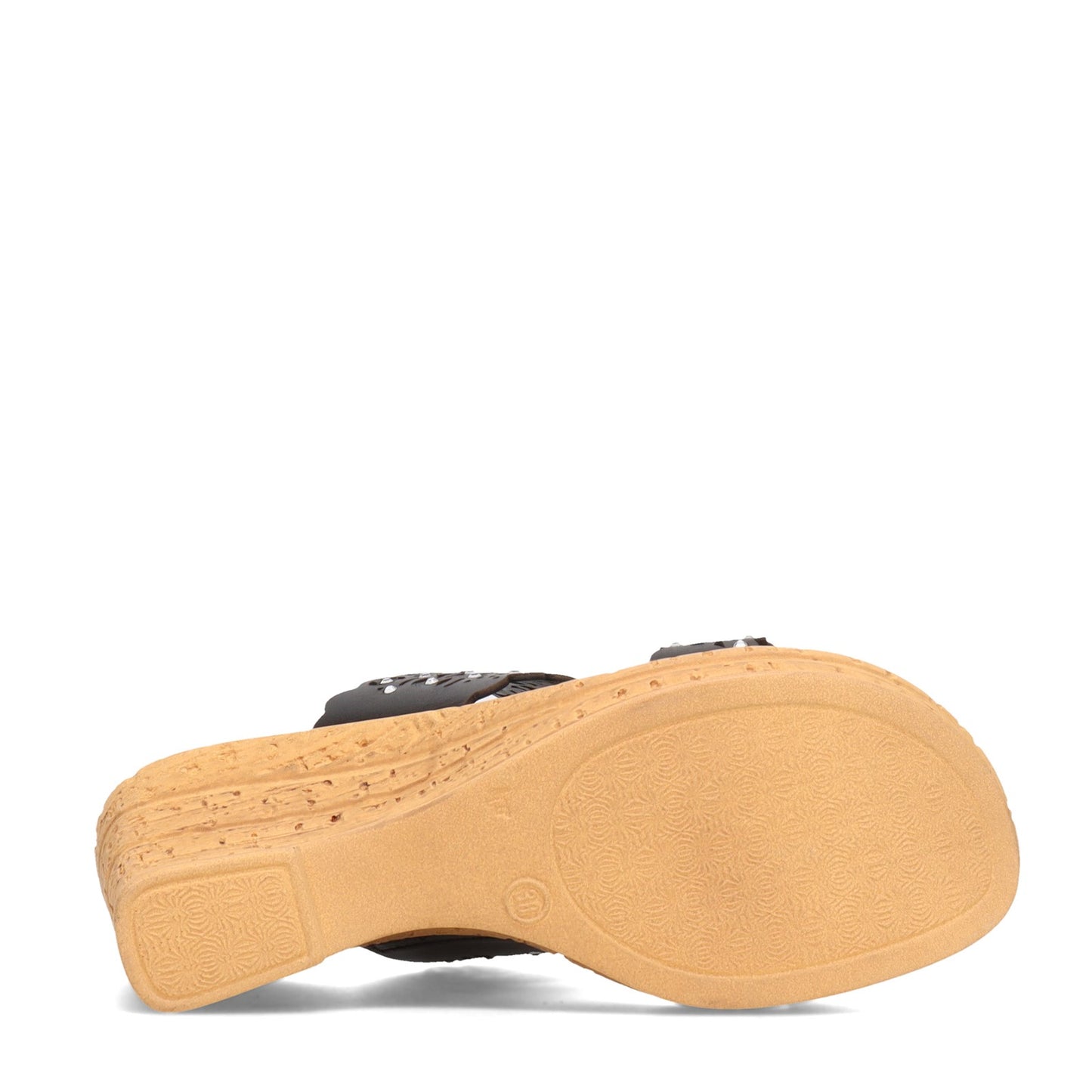 Peltz Shoes Women's Onex Monette Sandal BLACK MONETTE-BLACK