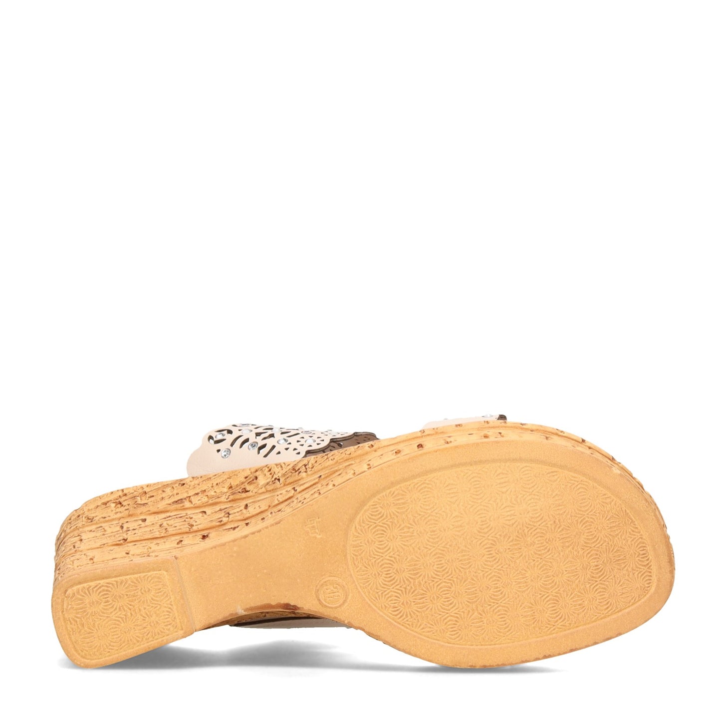 Peltz Shoes Women's Onex Monette Sandal BONE MONETTE-BONE