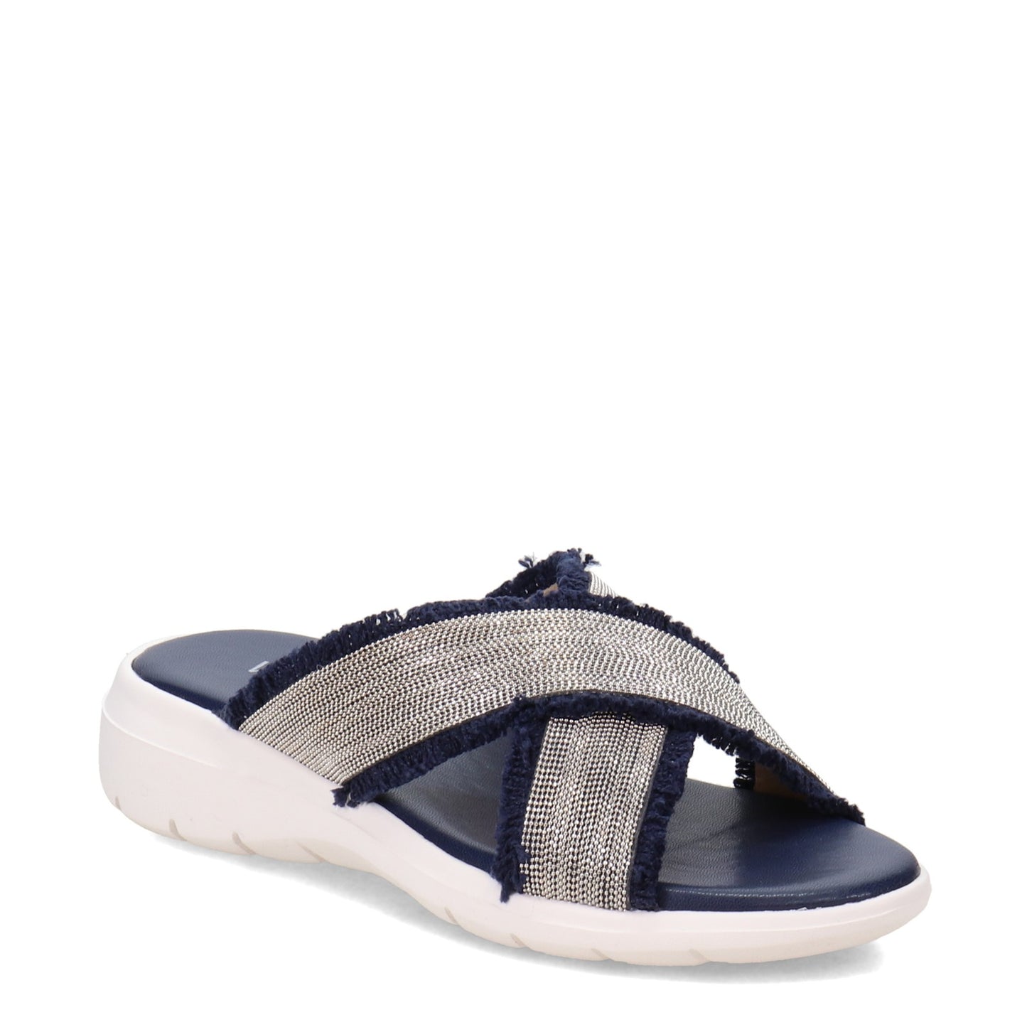 Peltz Shoes Women's Vaneli Nessie Sandal DENIM NESSIE-DENIM