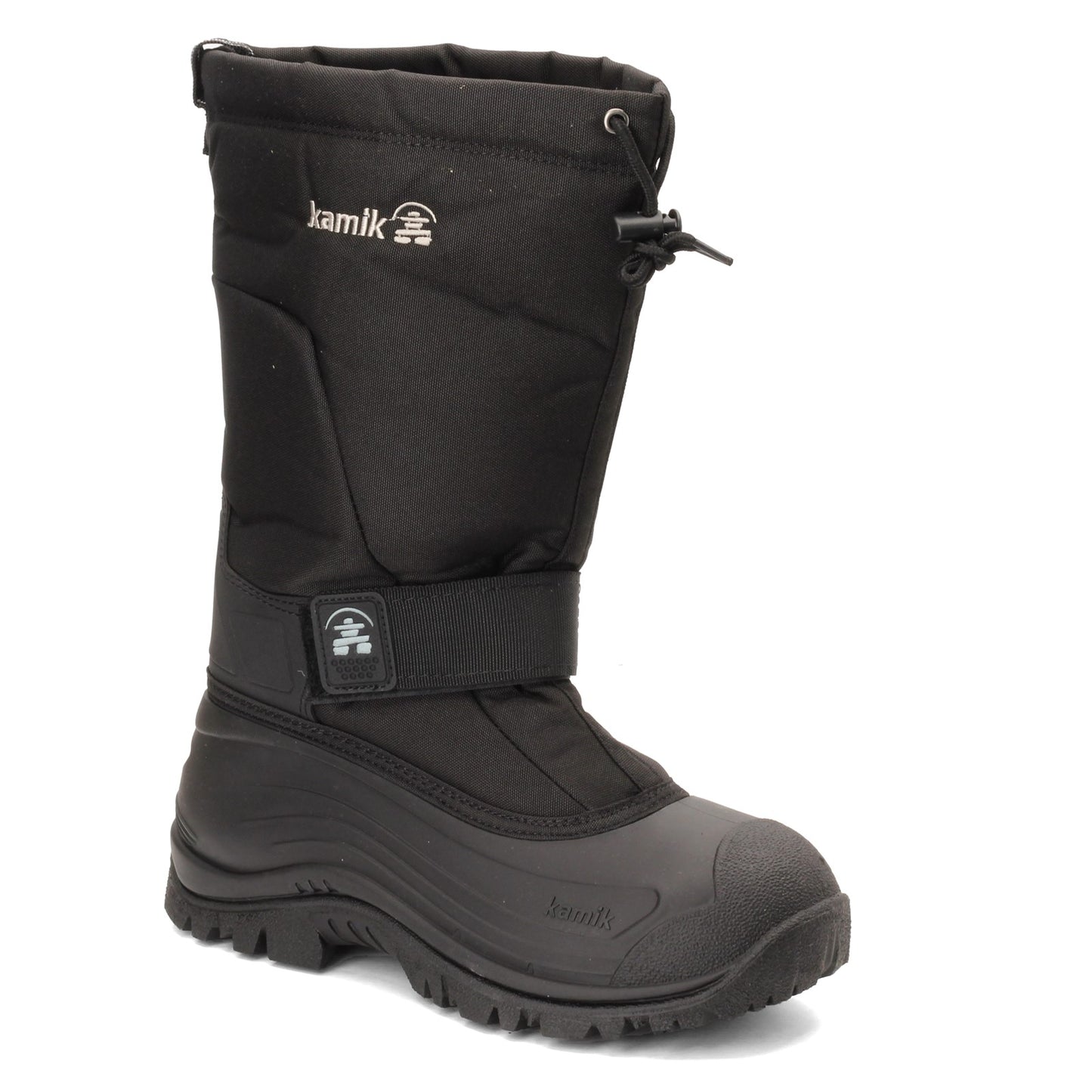 Peltz Shoes Men's Kamik Greenbay 4 Snow Boot - Wide Width BLACK NK0200-BLK